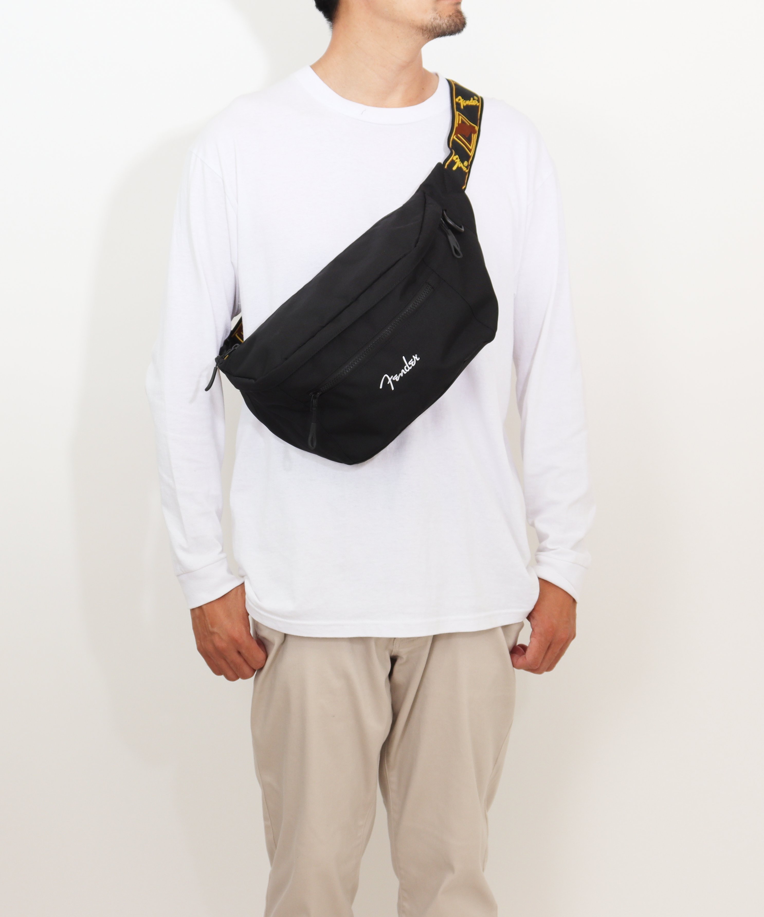 BACKYARD FAMILY Fender ボディバッグ ローラ バッグ ボディバッグ・ウエストポーチ ブラック グレー【送料無料】