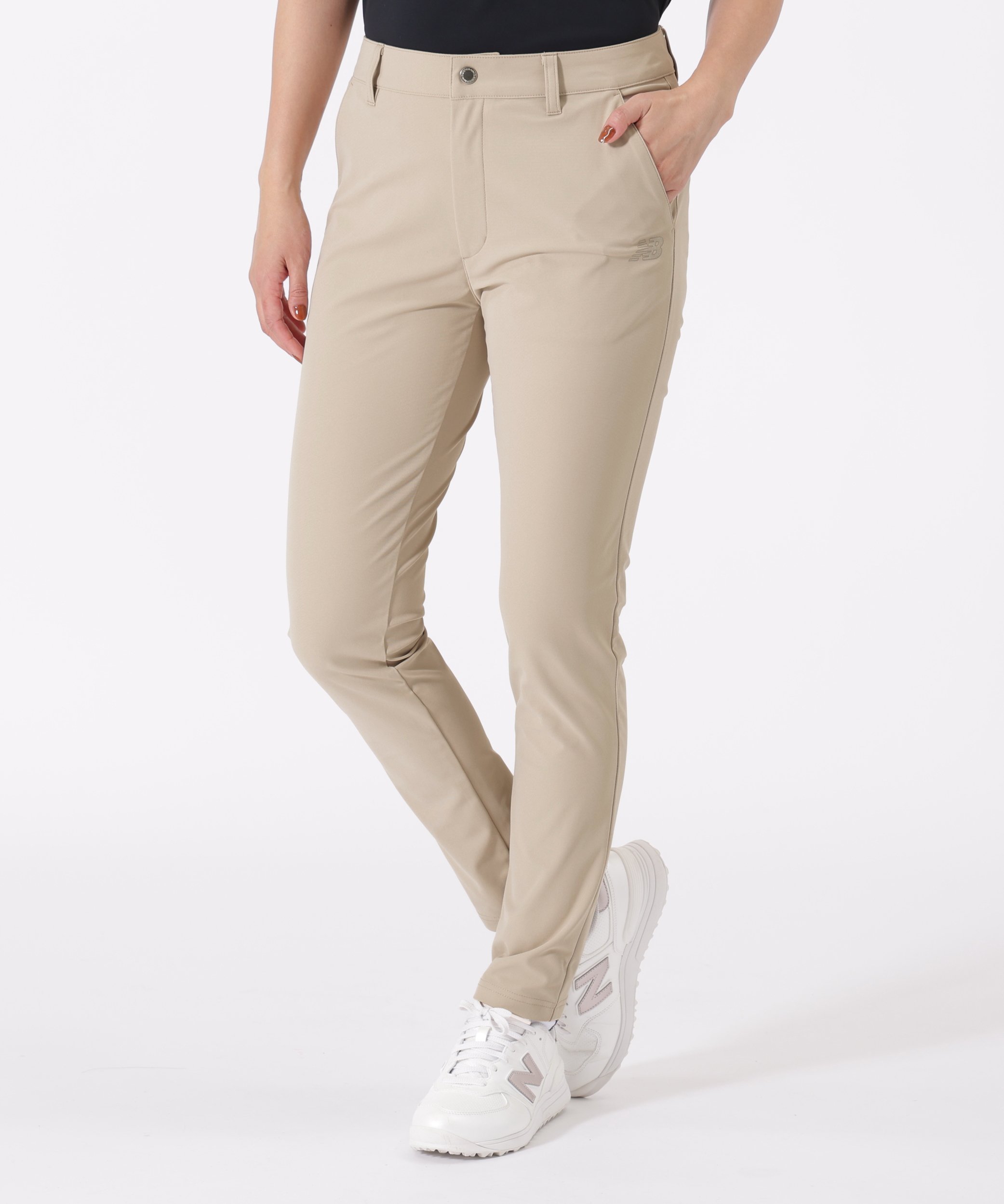 【SALE／30%OFF】New Balance Golf スウェット スリム ロングパンツ (WOMENS) ニューバランスゴルフ パンツ その他のパンツ ホワイト ベージュ ブラック【送料無料】