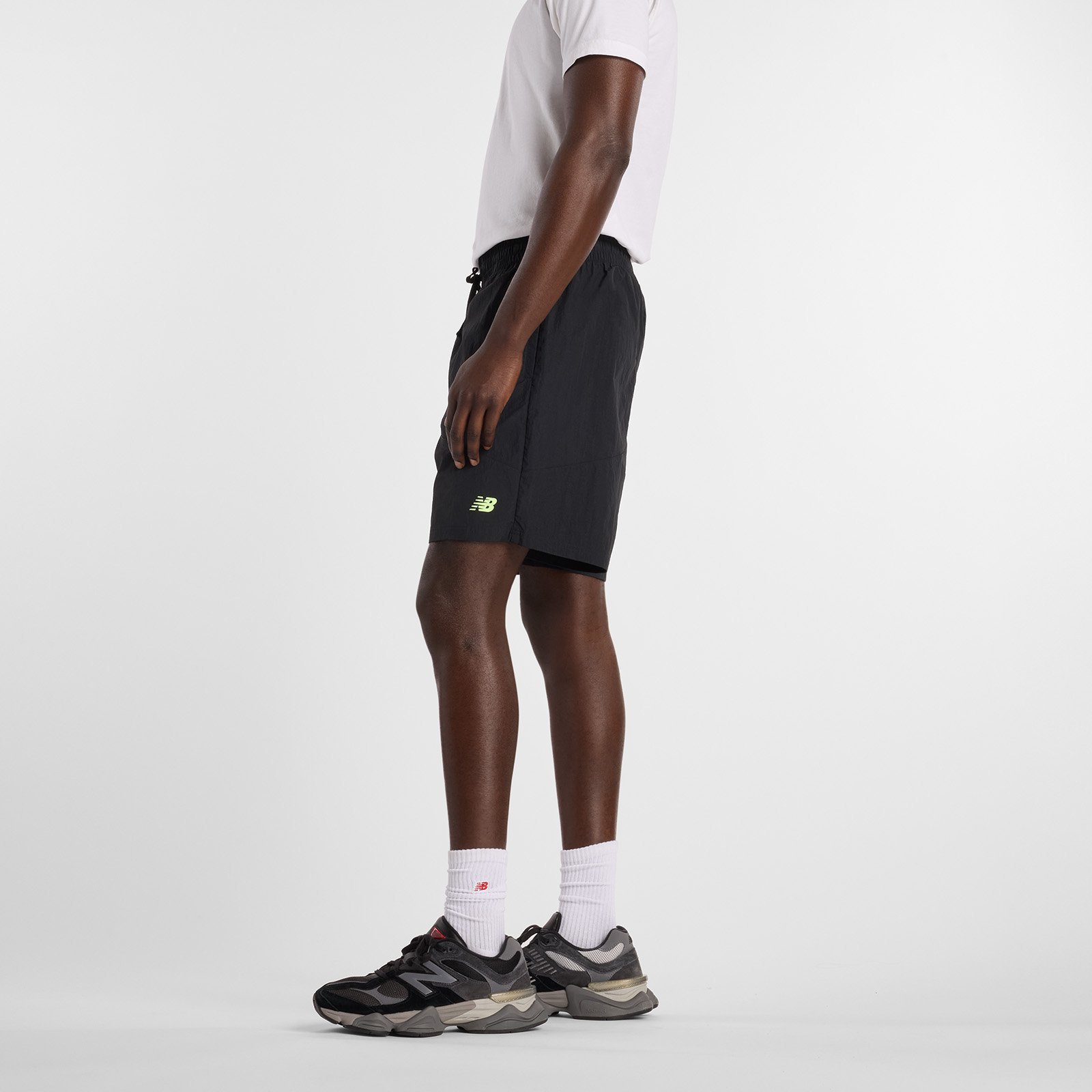 キャッスルフィールドウーブンショーツ7インチ ニューバランス パンツ その他のパンツ ブラック