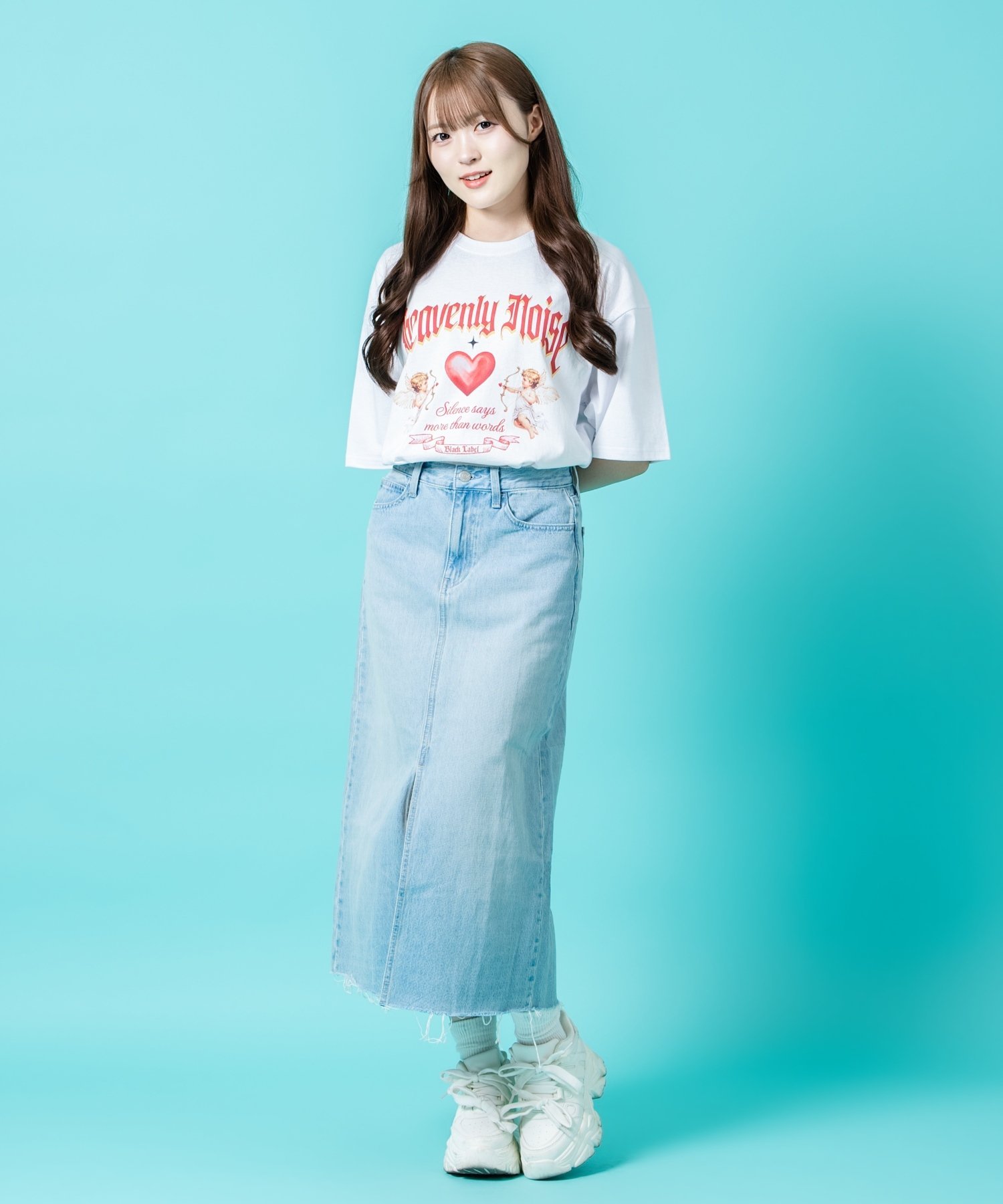 SIDEWAY STANCE ハート 半袖Tシャツ インプローブス トップス カットソー・Tシャツ ホワイト