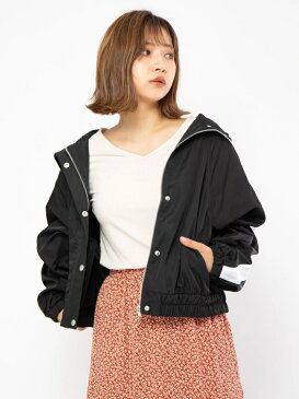 【SALE／30%OFF】CECIL McBEE 袖ラインマウンテンパーカー セシルマクビー コート/ジャケット ブルゾン ベージュ カーキ ブラック