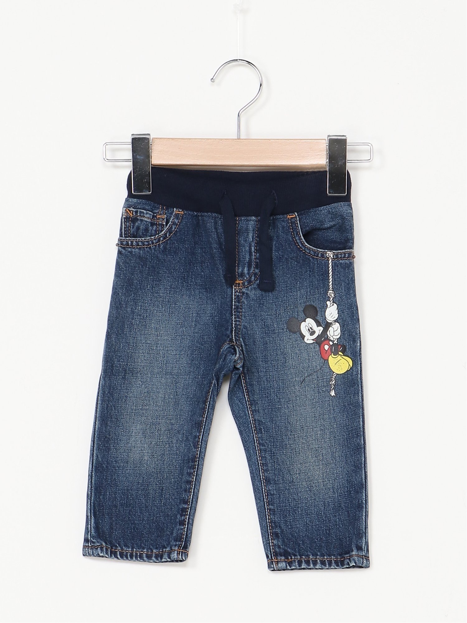 【SALE／30%OFF】GAP (K)Babygap ディズニー ミッキーマウス スリムデニム ギャップ パンツ/ジーンズ キッズパンツ ブルー