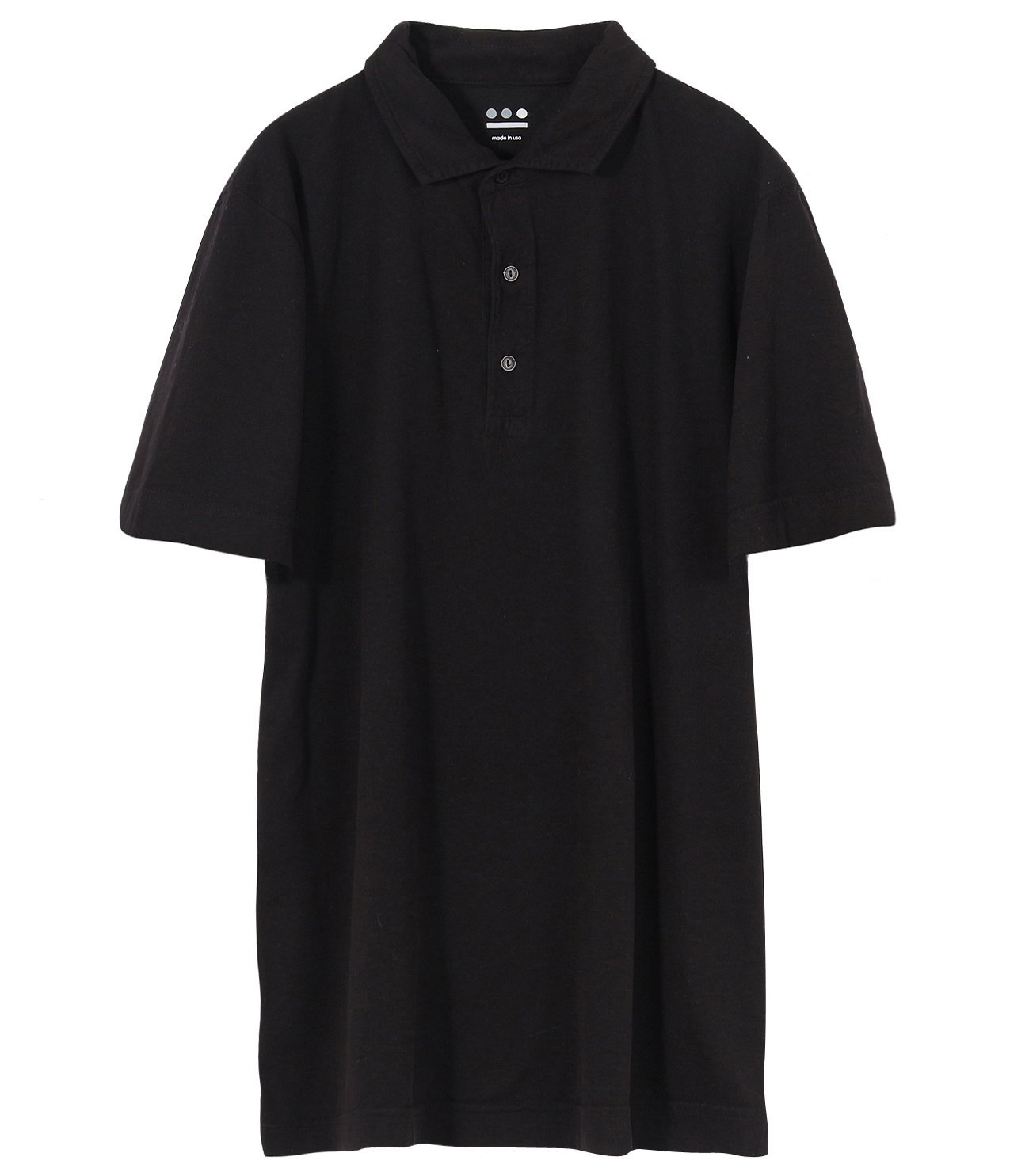 【SALE／50%OFF】three dots Patrick (new basic line) sanded jersey スリードッツ トップス シャツ・ブラウス ブラック ホワイト【送..