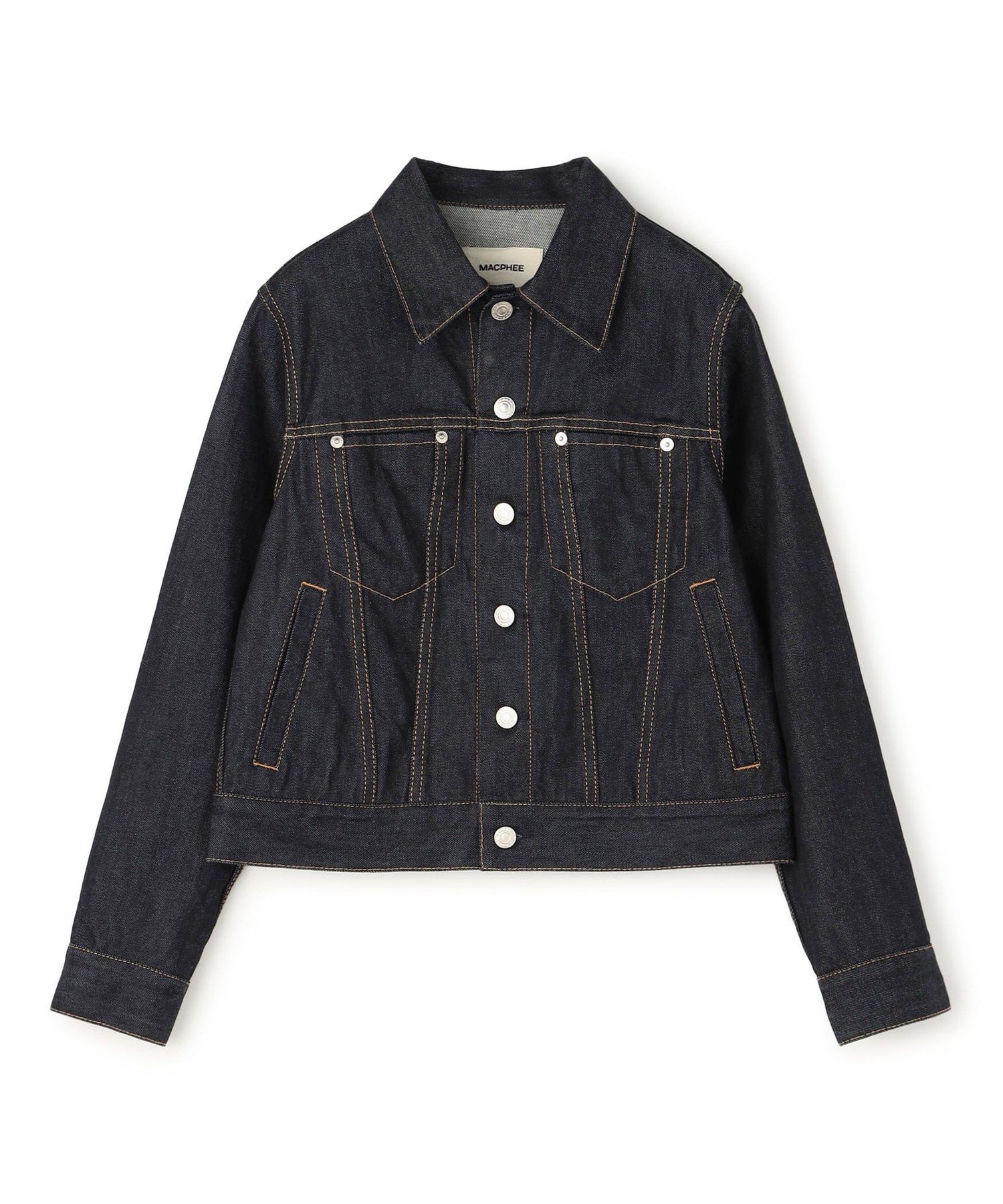 【SALE／40%OFF】MACPHEE インディゴガードデニム ジャケット トゥモローランド ジャケット・アウター デニムジャケット ベージュ ネイビー【送料無料】