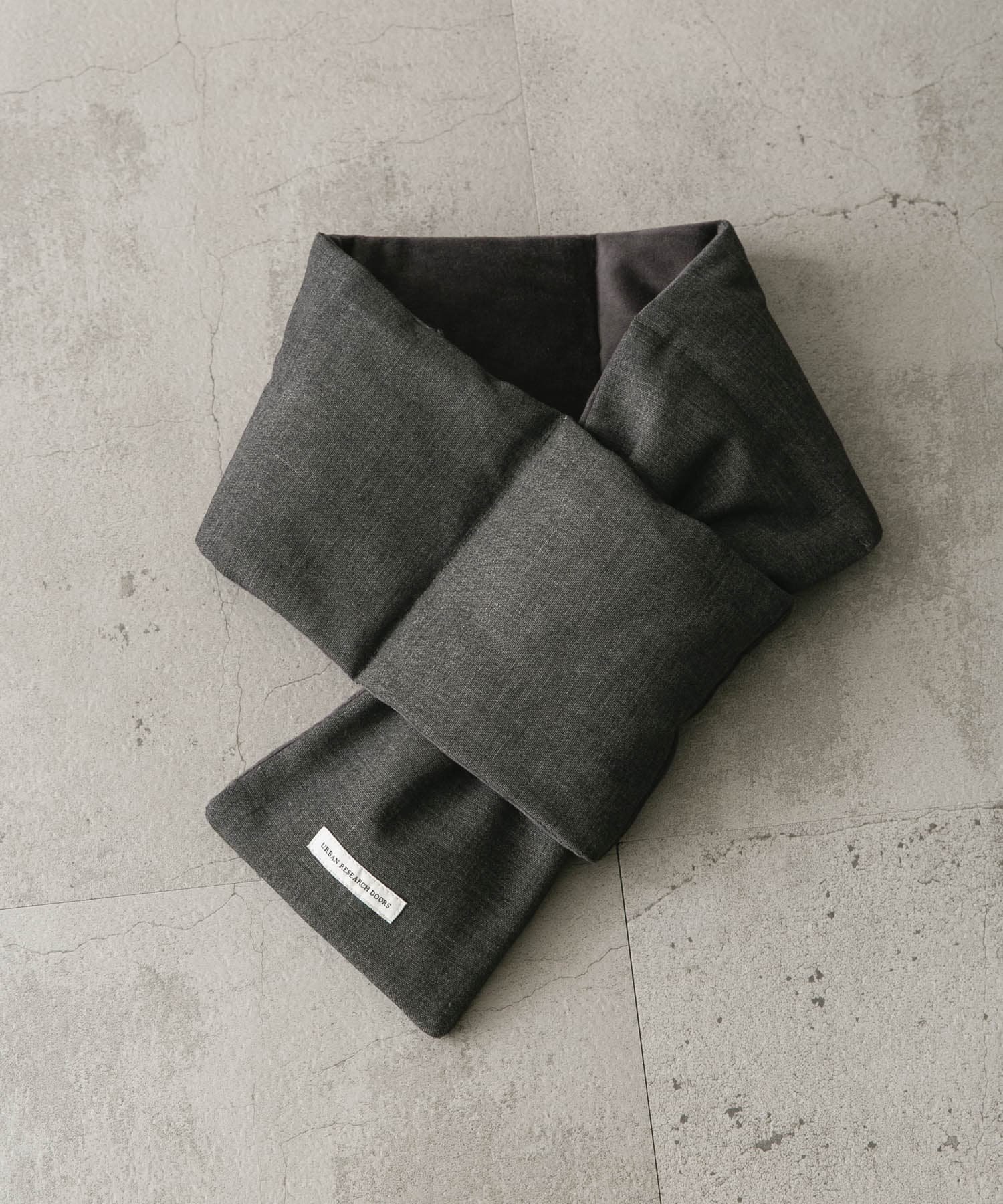 【SALE/50%OFF】URBAN RESEARCH DOORS ダウンマフラー アーバンリサーチドアーズ ファッション雑貨 マフラー・ストール・ネックウォーマー ブラウン グレー グリーン ネイビー