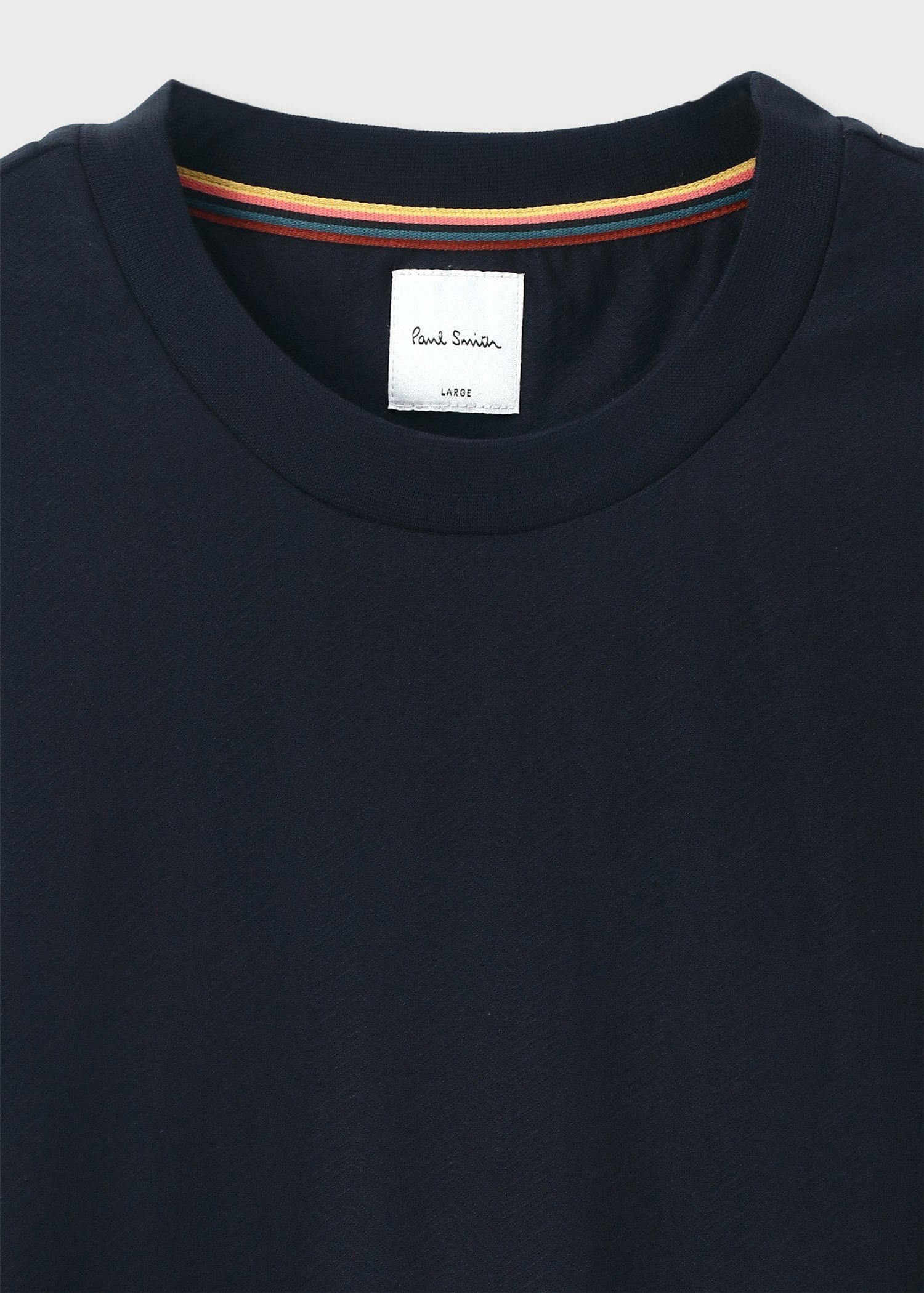 Paul Smith ヘリンボーン 半袖カットソー ポール・スミス トップス カットソー・Tシャツ ネイビー ベージュ【送料無料】