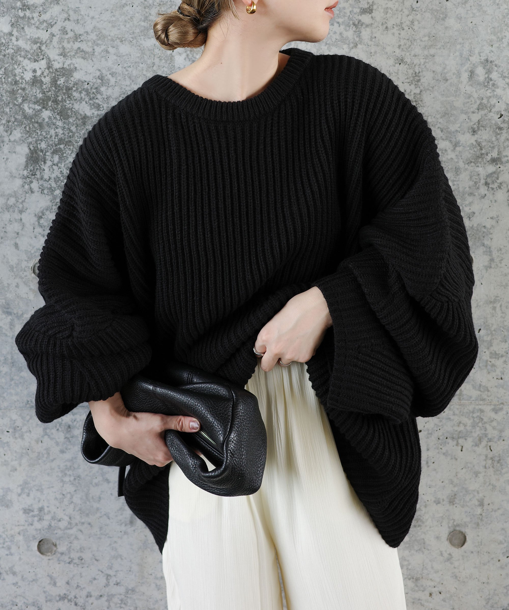 SELECT MOCA ルーズボリュームオーバーニット セレクトモカ トップス ニット