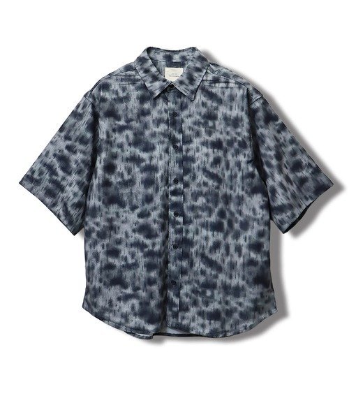 【SALE／10%OFF】CORISCO CORISCOカットサッカー総柄プリント半袖シャツ(MENS)(WOMENS) サンコーバザール トップス シャツ・ブラウス【送料無料】