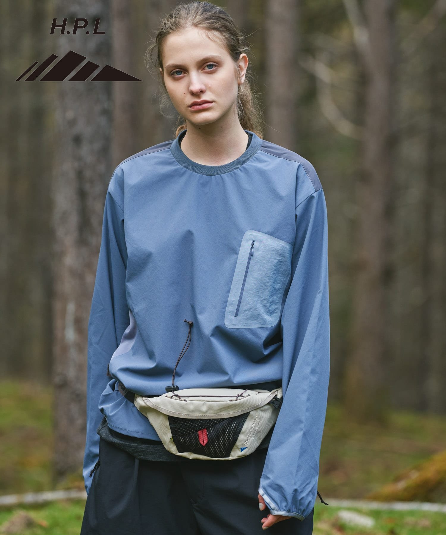 EKAL HIKE LONG-SLEEVE PULLOVER アーバンリサーチドアーズ トップス シャツ・ブラウス ブラック グレー【送料無料】