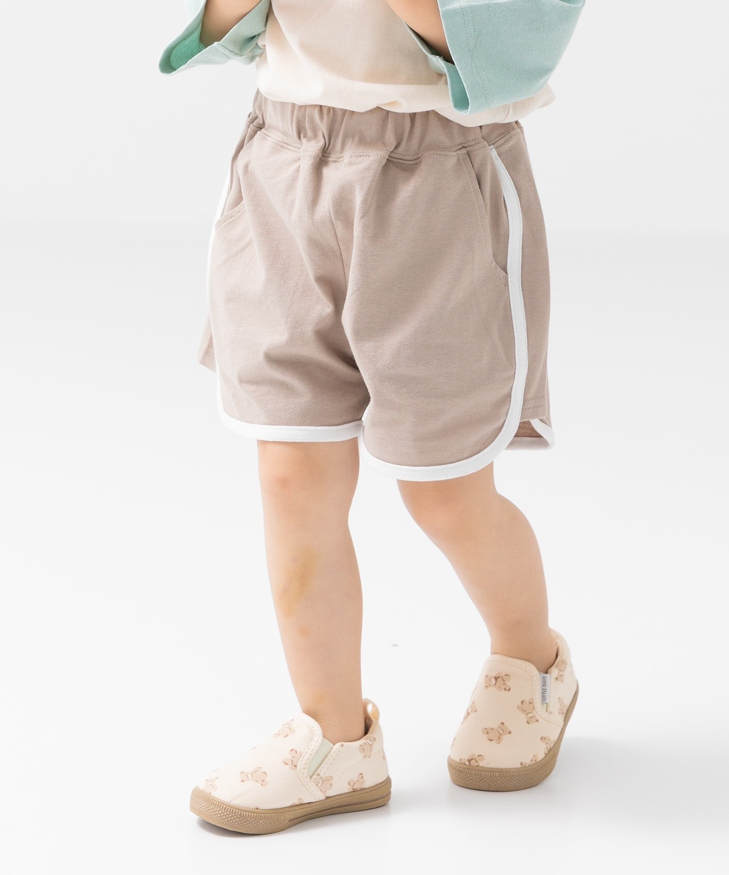 Short Pants - chil2 パイピングショートパンツ チルツー パンツ その他のパンツ ブルー ピンク ブラウン グレー ブラック グリーン パープル ベージュ