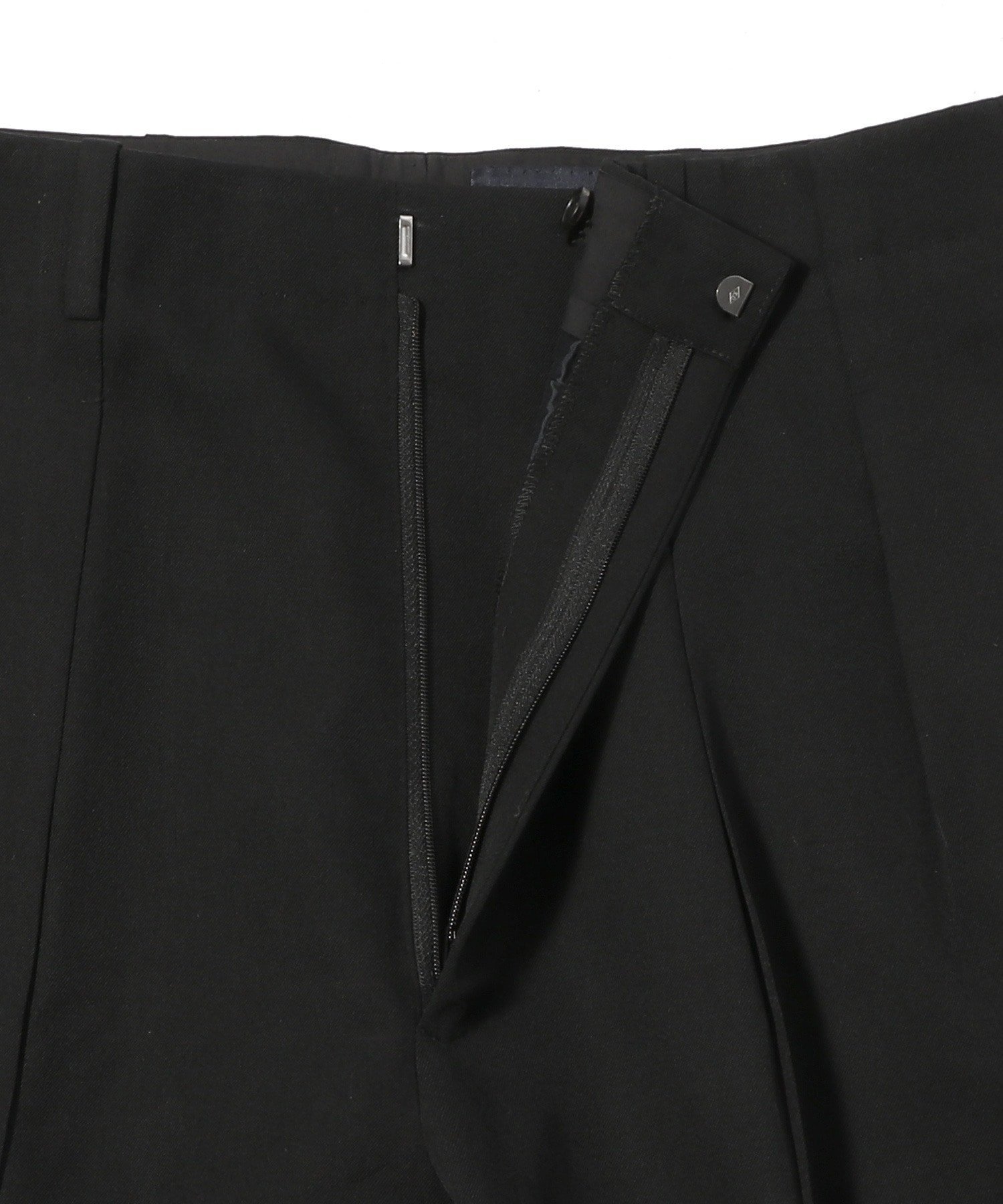 ESSENCEOFLUXURY ESSENCEOFLUXURY / ハイウエスト スラックス＜ESSENCEOFLUXURY×KIRINTAYLORS＞ エストネーション パンツ スラックス・ドレスパンツ ブラック【送料無料】