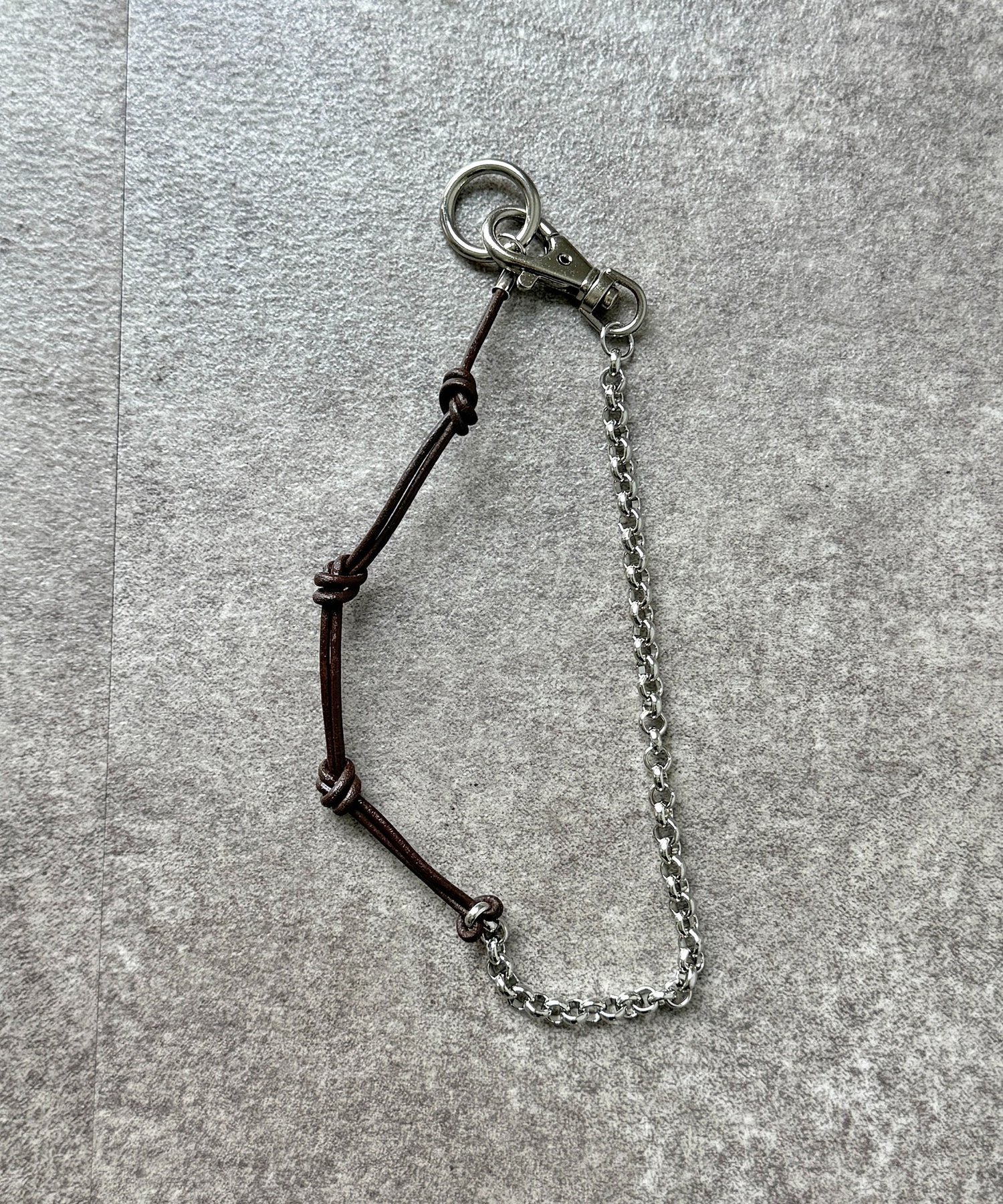 CPCM レザー切替シルバーブレス シーピーシーエム アクセサリー・腕時計 リング・指輪 ブラック ブラウン