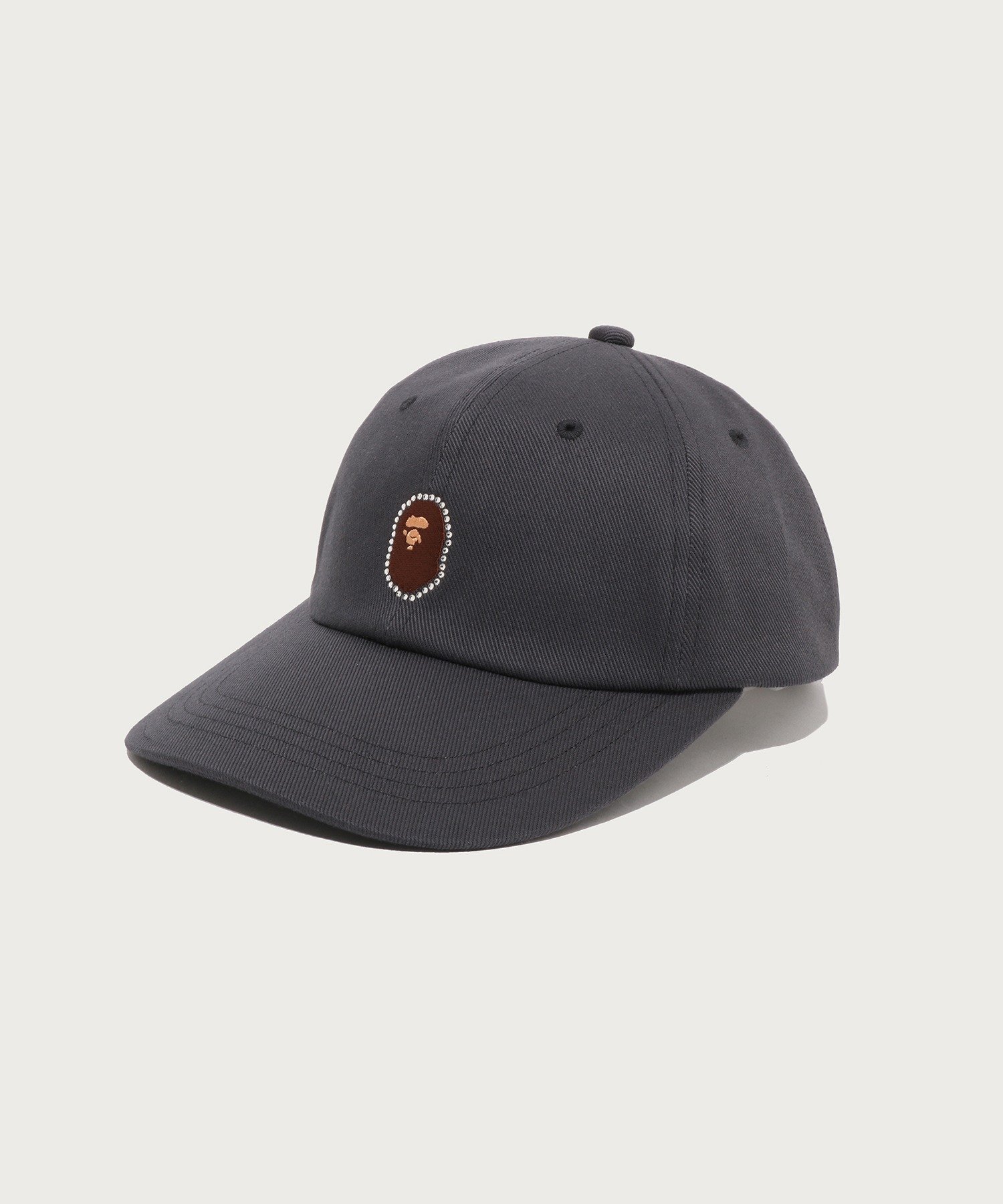 A BATHING APE CRYSTAL STONE APE HEAD PANEL CAP ア ベイシング エイプ 帽子 キャップ ホワイト グレー ピンク【送料無料】