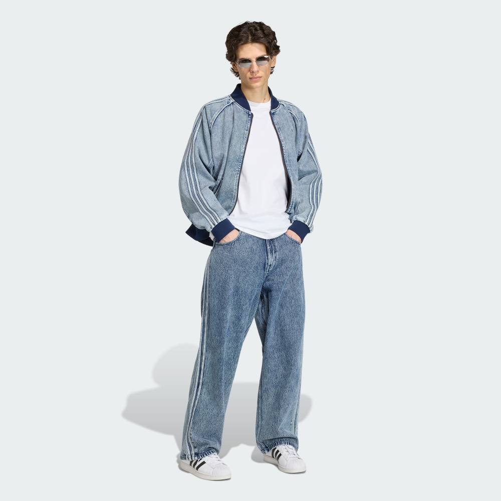 【公式】アディダス adidas 返品可 SST デニムジーンズ ストレートレッグ アディダス パンツ その他のパンツ