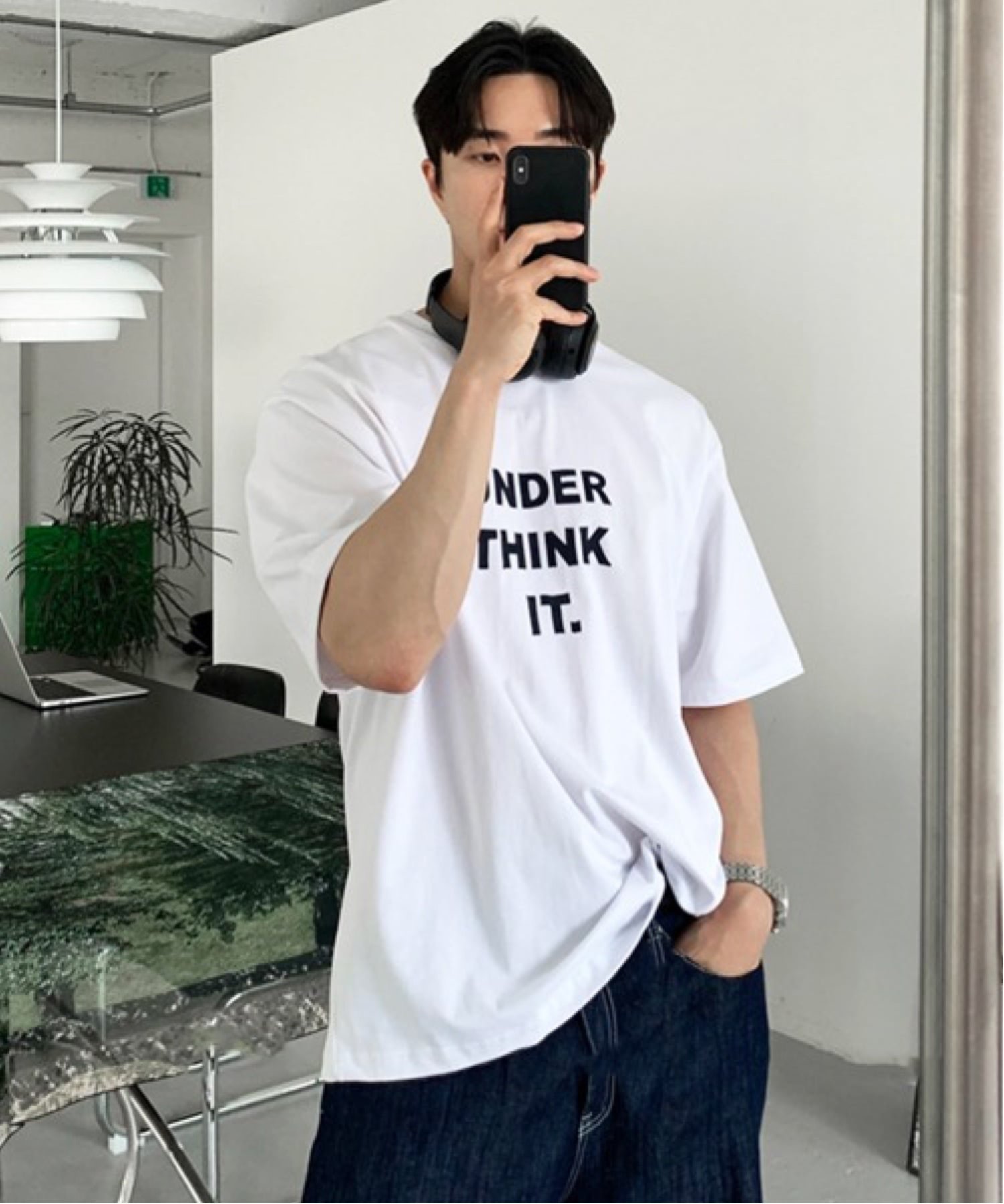NOWLE NOWLE/(M)【NOWLE】メッセージロゴ プリント クルーネック 半袖 Tシャツ チェルカ トップス カットソー・Tシャツ ホワイト グレー