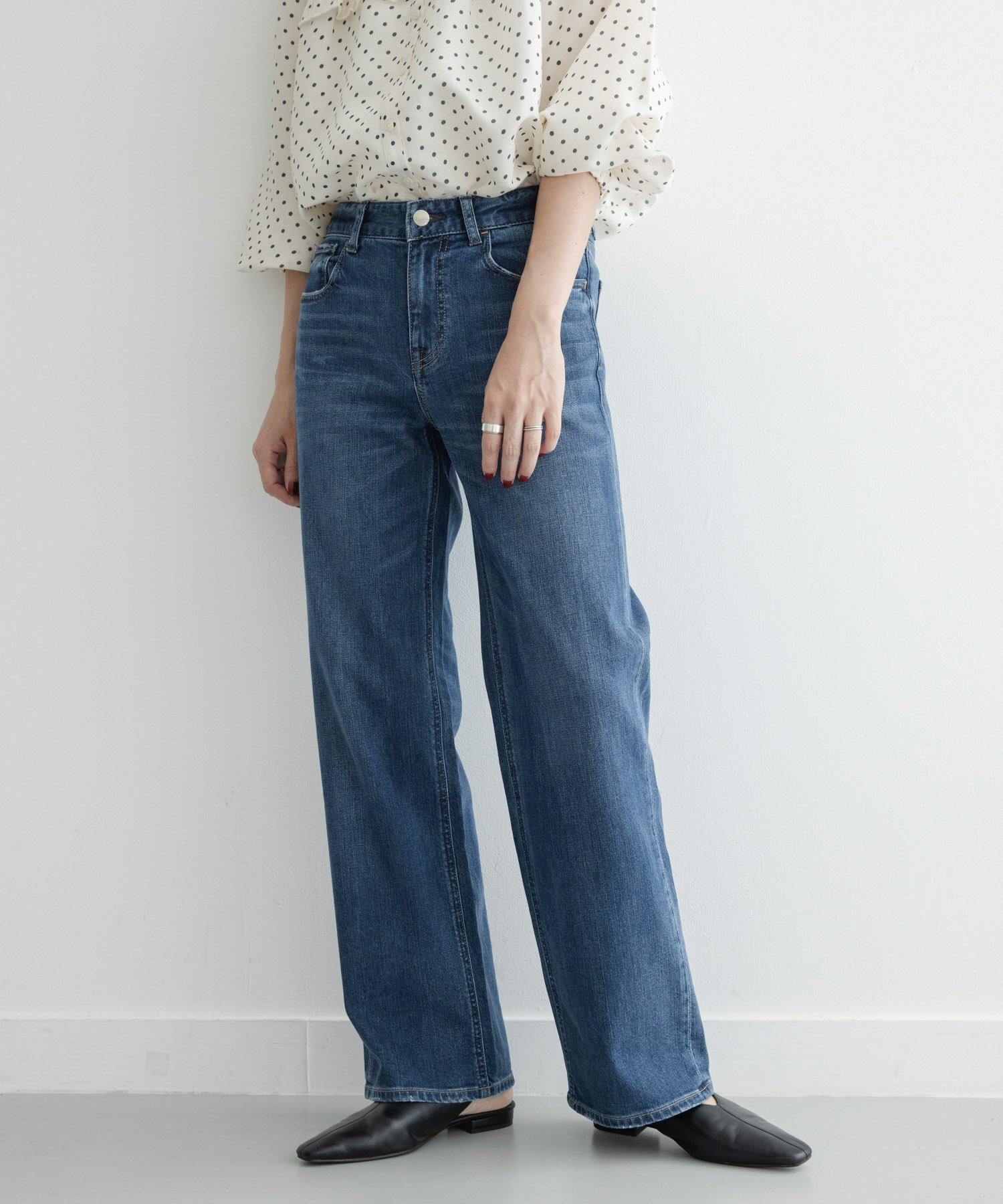 Sonny Label Healthy DENIM DONUTS サニーレーベル パンツ ジーンズ・デニムパンツ ブルー