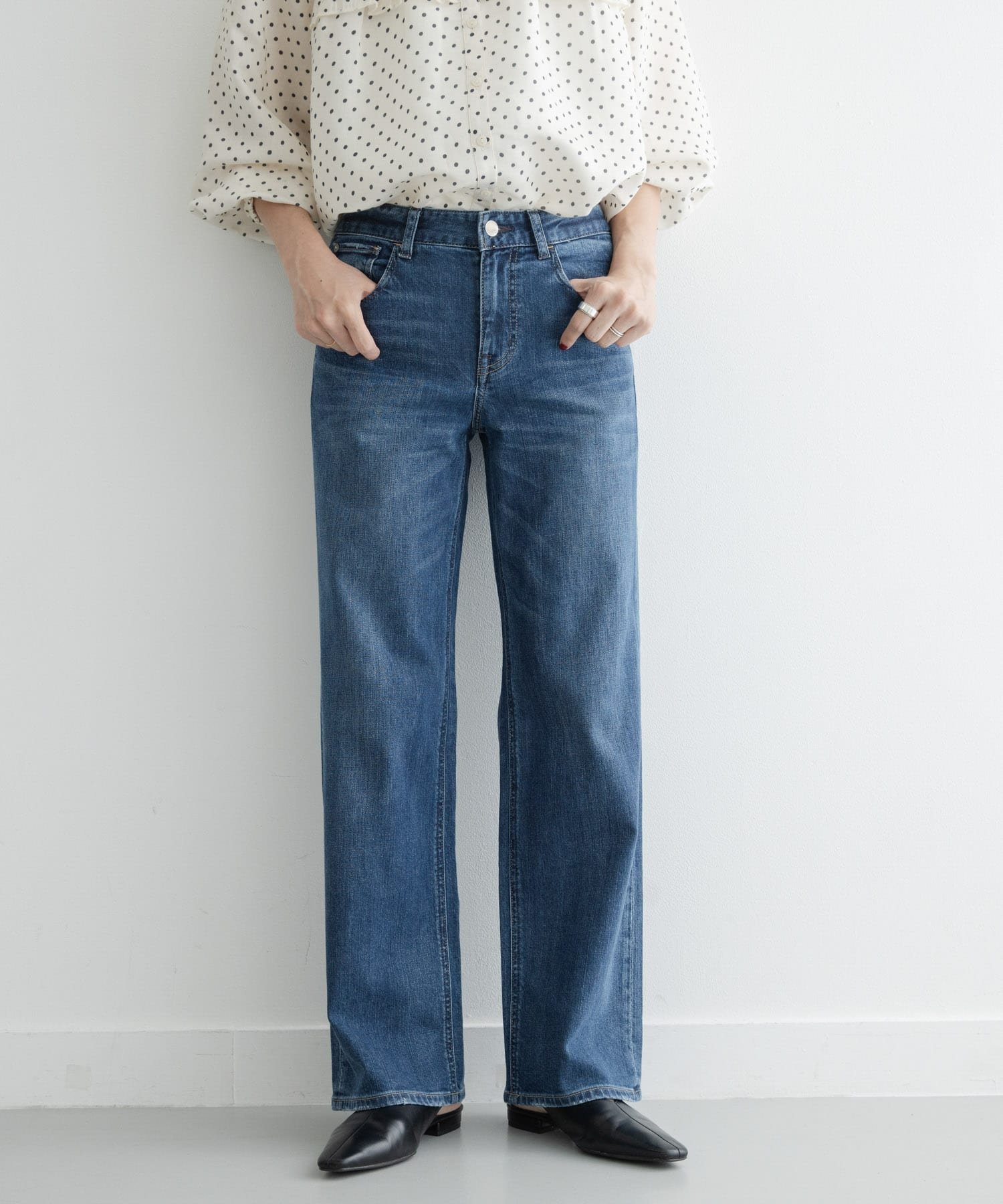 Sonny Label Healthy DENIM DONUTS サニーレーベル パンツ ジーンズ・デニムパンツ ブルー