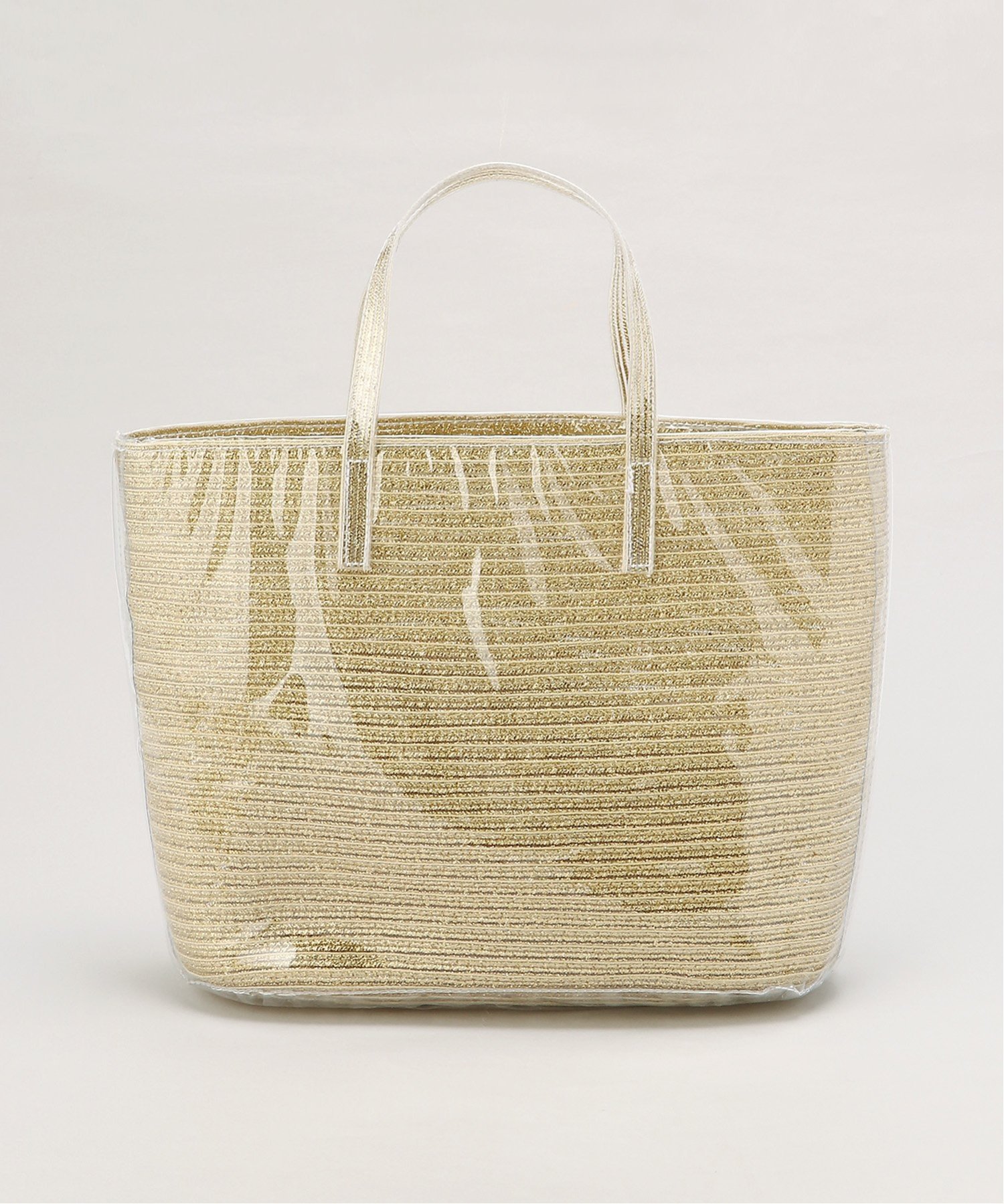 【SALE／5%OFF】Casselini Casselini/カラーブレードバッグ小 キャセリーニ バッグ トートバッグ ゴールド【送料無料】