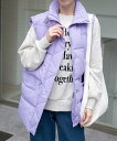 ウィゴー 服 レディース 【SALE／33%OFF】WEGO LADY'S ウエストドロストパテッドベスト ウィゴー ジャケット・アウター ダウンジャケット・ダウンベスト パープル ホワイト ブラック【送料無料】