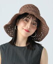 BEAMS HEART WOMEN ペーパー スカシハット ビームス ハート 帽子 ハット ブラウン ブラック ベージュ ホワイト【送料無料】