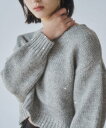 【SALE/63%OFF】coen スパンコールクルーネックニット コーエン トップス ニット グレー ベージュ ネイビー