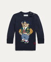 POLO RALPH LAUREN (ベビー)Polo ベア クルーネック セーター ラルフローレン トップス ニット ネイビー【送料無料】