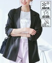 ROPE' PICNIC 【接触冷感・吸水速乾・防シワ】エフォートレスリラックスジャケット/通勤・セットアップ対応 ロペピクニック ジャケット・アウター テーラ...
