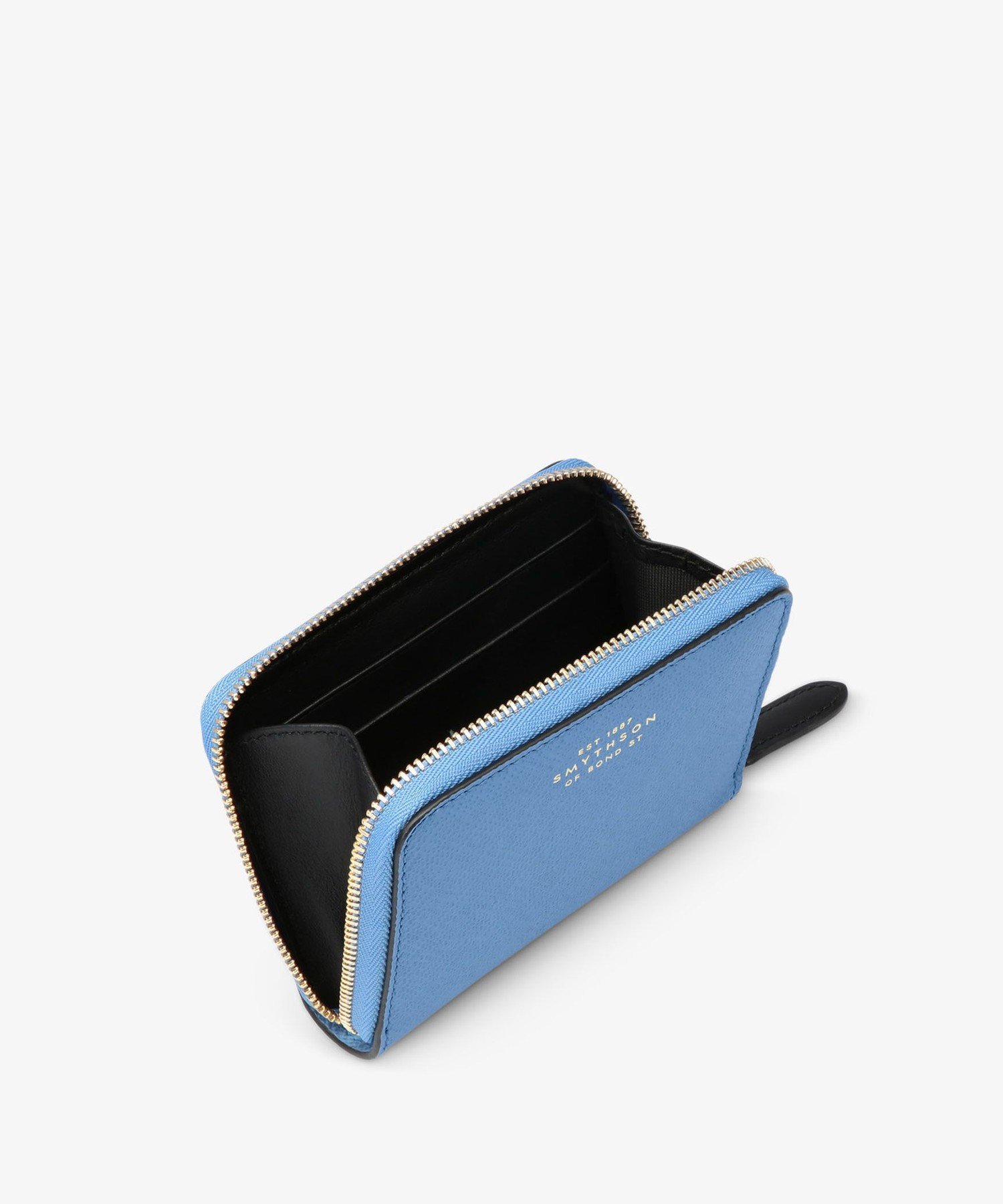 SMYTHSON Panama Small Zip Around Purse スマイソン 財布・ポーチ・ケース その他の財布・ポーチ・ケース ブルー【送料無料】