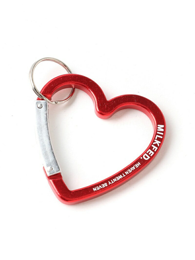 MILKFED. HEART CARABINER RIGH ミルクフェド ファッション雑貨 チャーム・キーチェーン