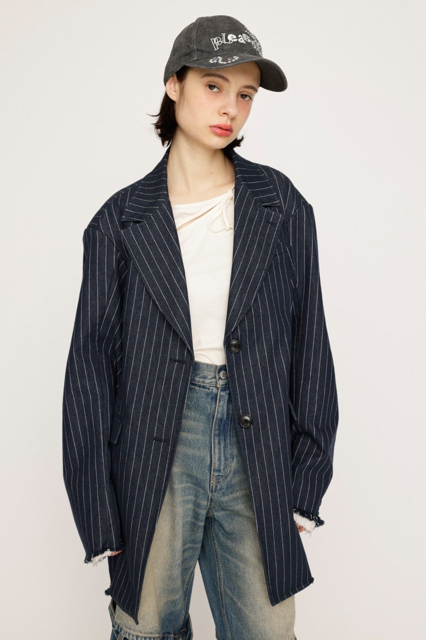 SLY CUT OUT OVER DENIM ジャケット スライ ジャケット・アウター その他のジャケット・アウター【送料無料】