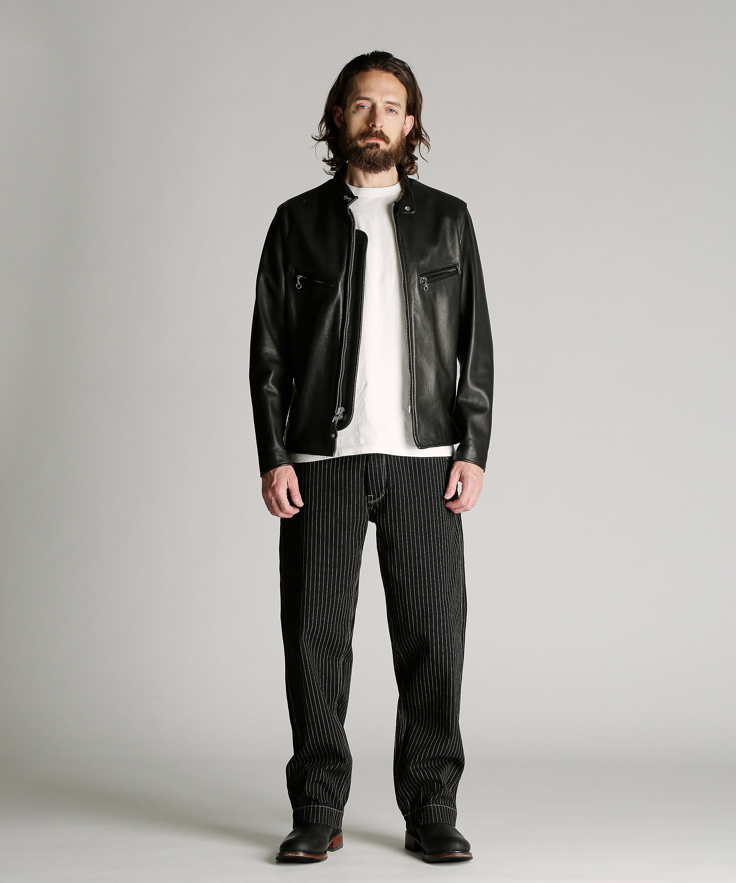 Schott 541XX CAFE RACER NEW NAKED/カフェレーサー ニューネイキッド ショット ジャケット・アウター ライダースジャケット ブラック【送料無料】