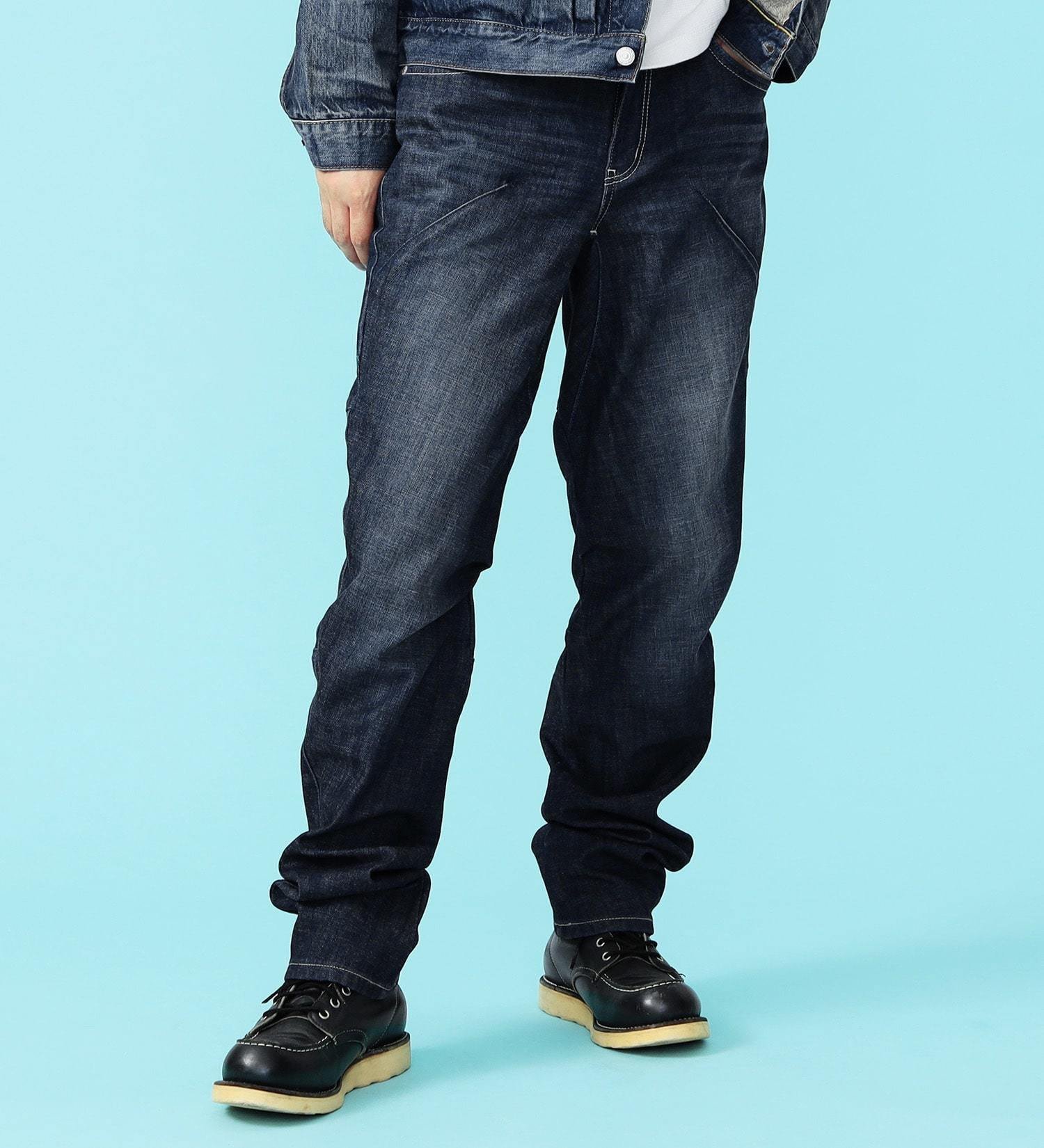 EDWIN EDWIN 【56design別注】【夏用】バイク用 COOLストレッチデニムパンツ エドウインオンラインモール パンツ ジーンズ・デニムパンツ ネイビー【送料無料】