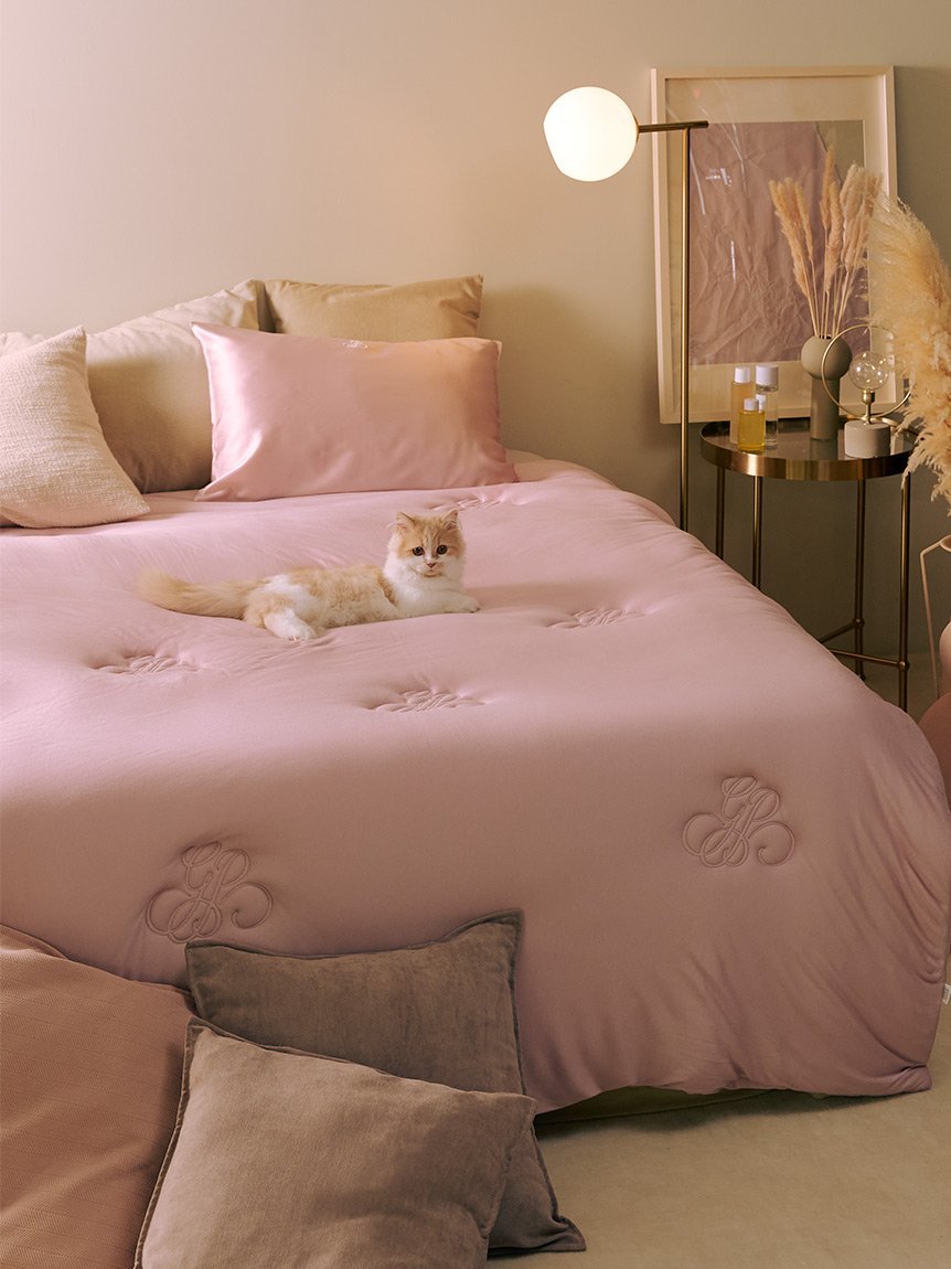 gelato pique Sleep 【Sleep】モノグラム柄 キルトケット ジェラートピケ インテリア・生活雑貨 その他のインテリア・生活雑貨【送料無料】