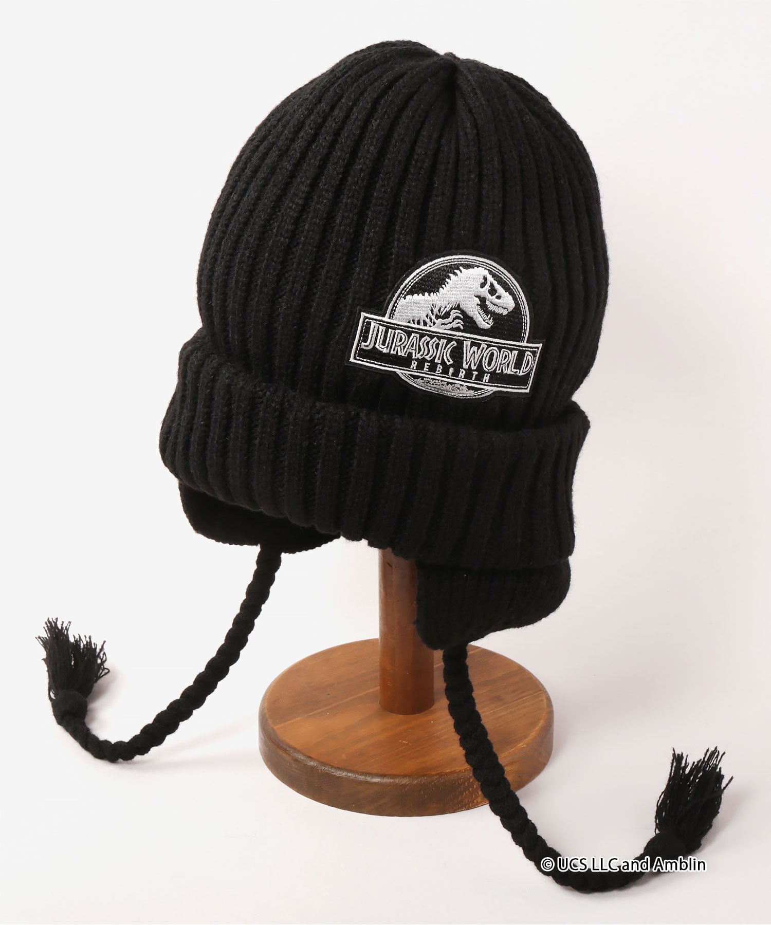 CA4LA JURASSIC WORLD｜CA4LA KNIT CAP カシラ 帽子 ニット帽・ビーニー ブラック ブラウン【送料無料】