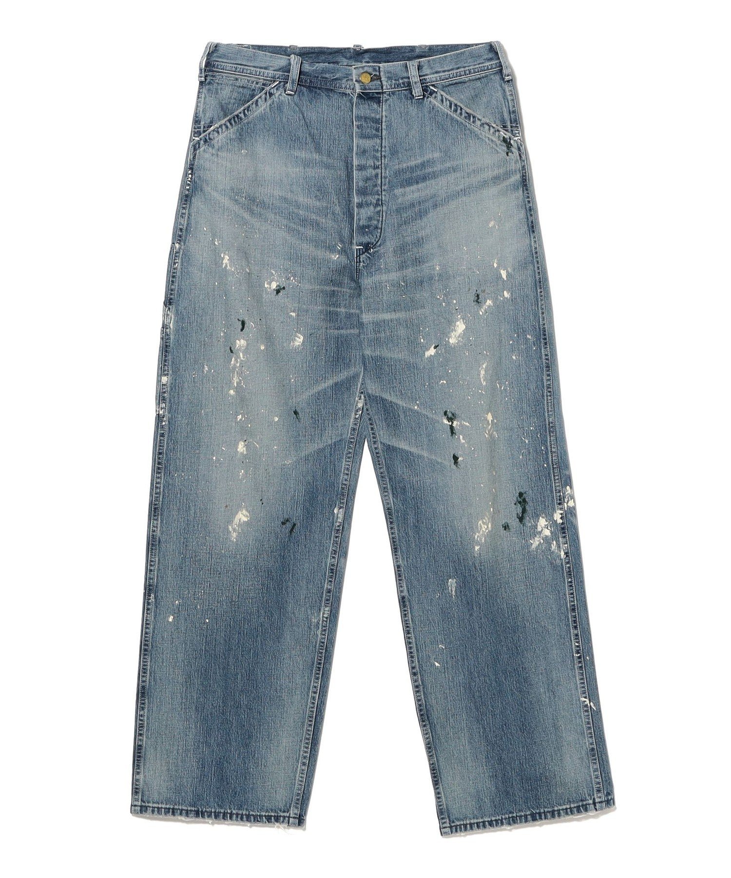 BEAMS LEE / VINTAGE PAINTER PANTS ビームス メン パンツ ジーンズ・デニムパンツ グレー【送料無料】