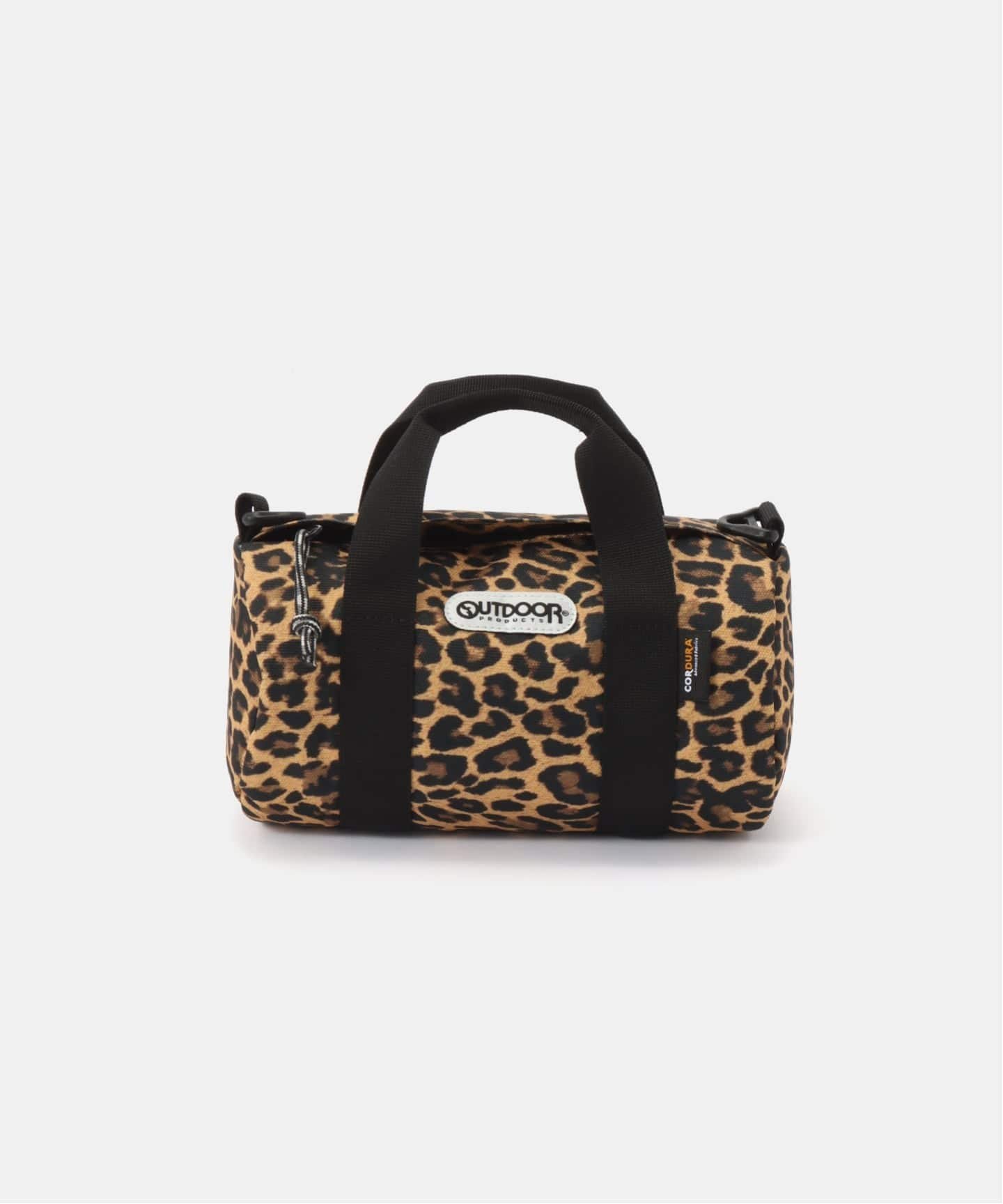 OUTDOOR PRODUCTS Usual Things 230 ROLL BOSTON SMALL ex LEOPARD アウトドアプロダクツユージュアルシングス バッグ その他のバッグ ブラウン