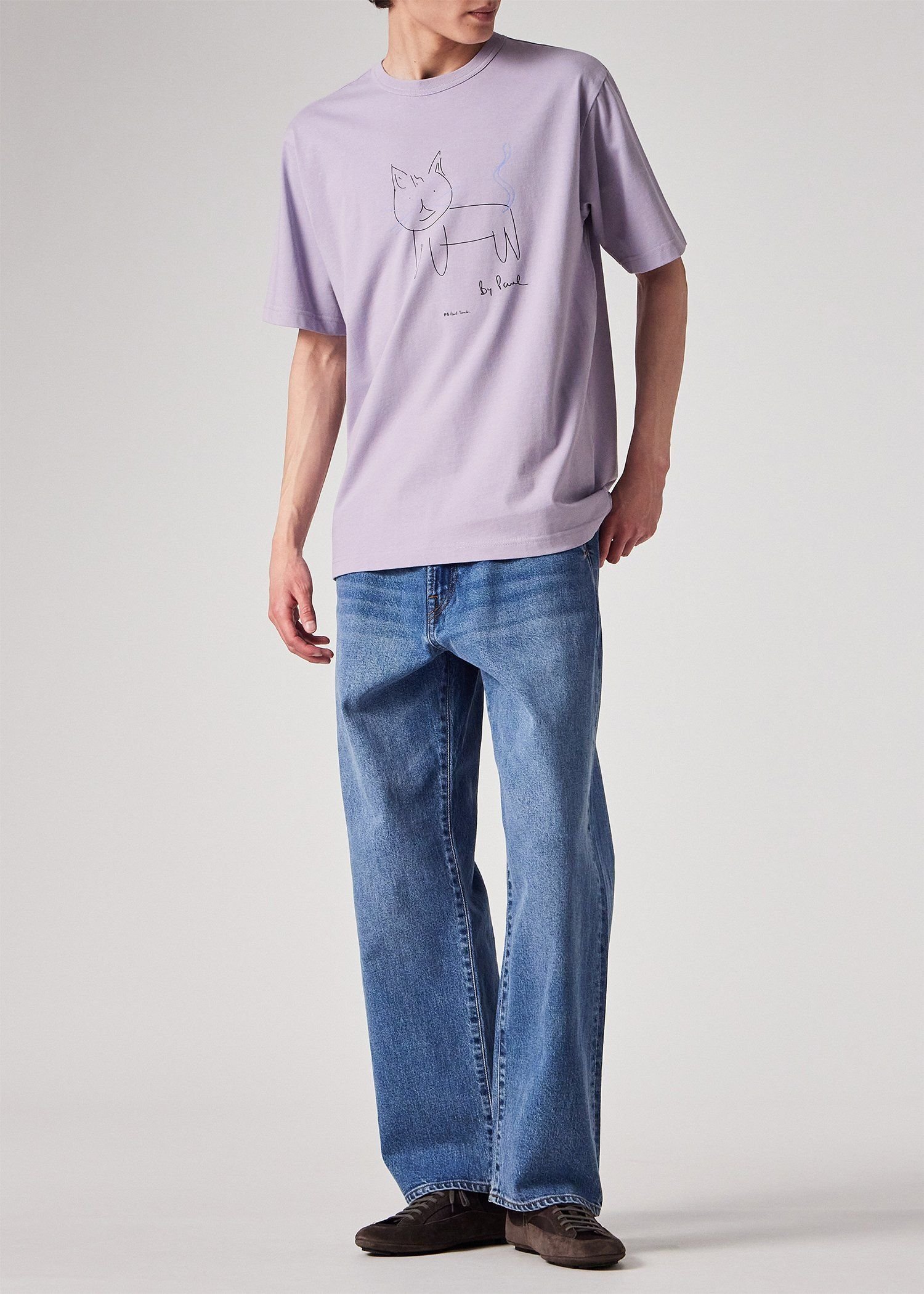 PS Paul Smith Drawn by Paul "Cat" Tシャツ ポール・スミス トップス カットソー・Tシャツ ホワイト【送料無料】