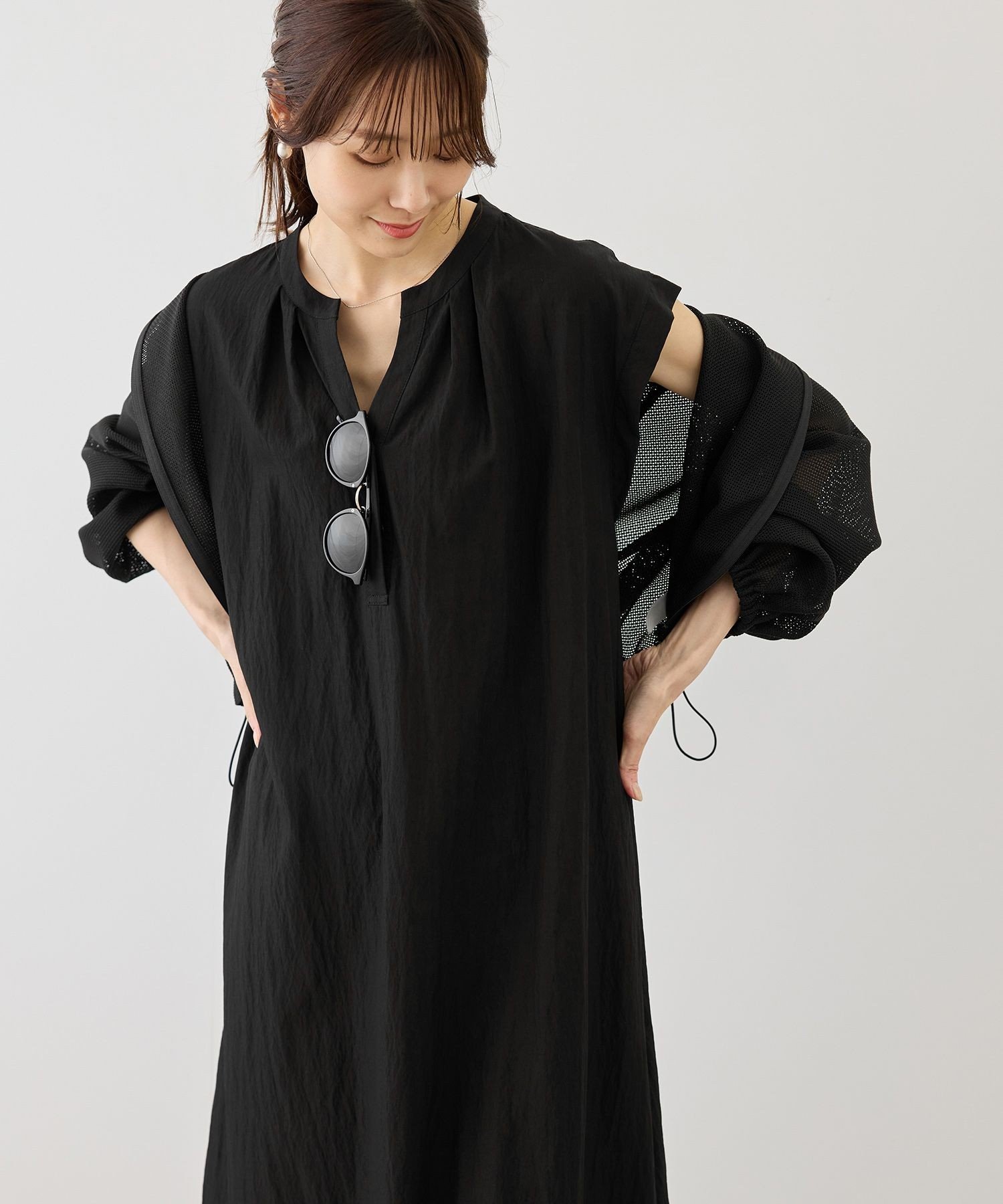 ROPE' PICNIC リラックスワンピース ロペピクニック ワンピース・ドレス ワンピース ブラック ブルー ワインレッド【送料無料】 stylife-15693924 Rakuten Fashion サンプル画像2