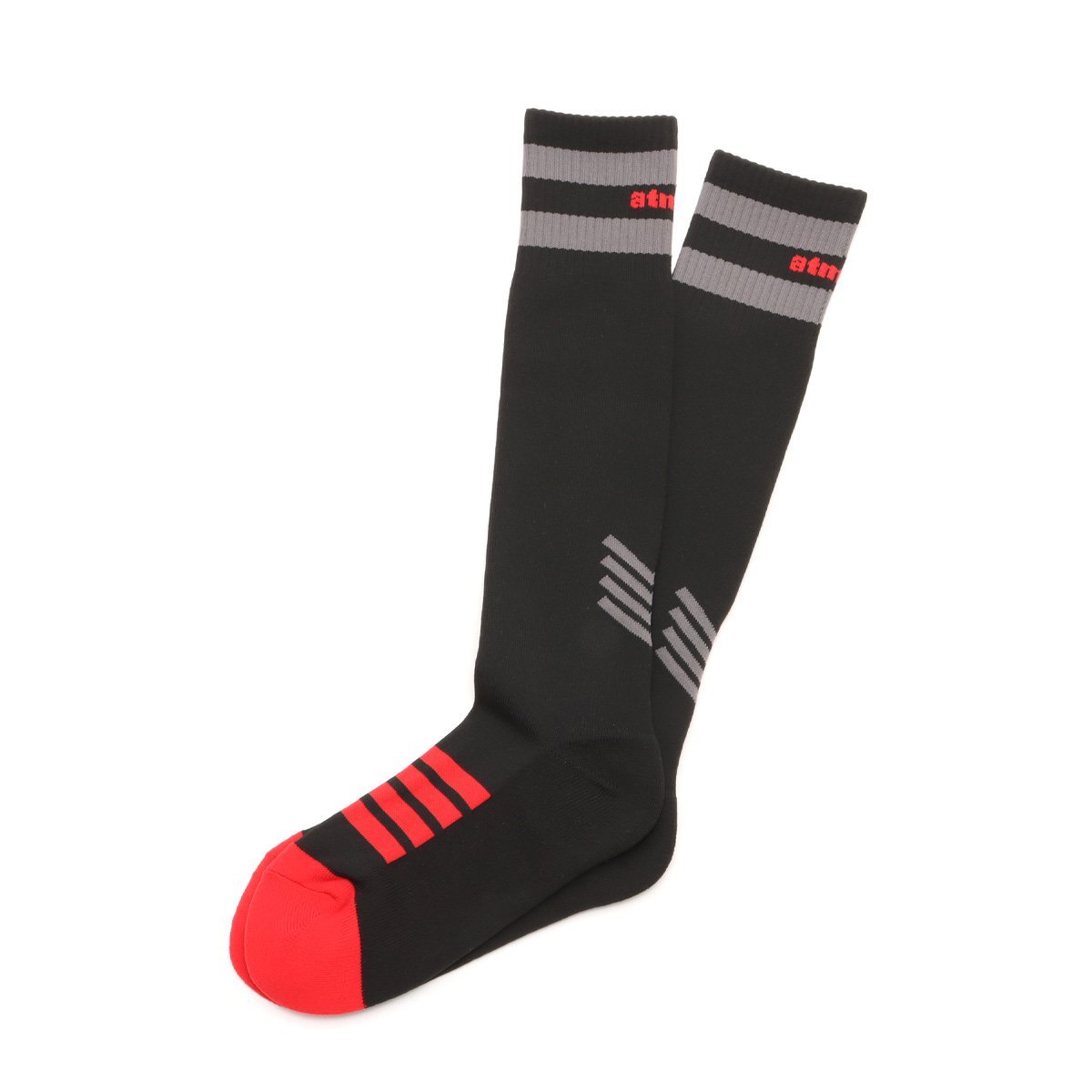 atmos pink atmos pink Soccer High Socks BLACK アトモス 靴下・レッグウェア 靴下 ブラック
