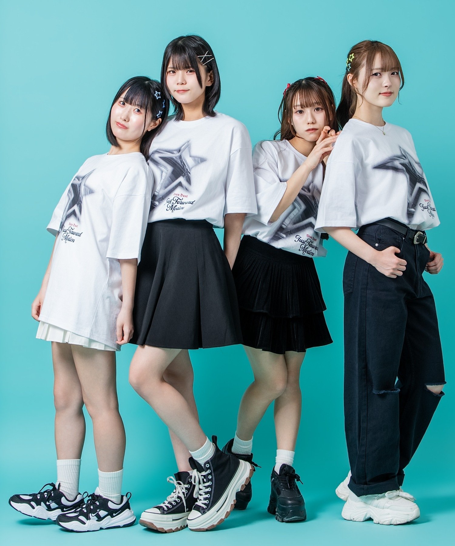 SIDEWAY STANCE スター 半袖Tシャツ インプローブス トップス カットソー・Tシャツ ホワイト