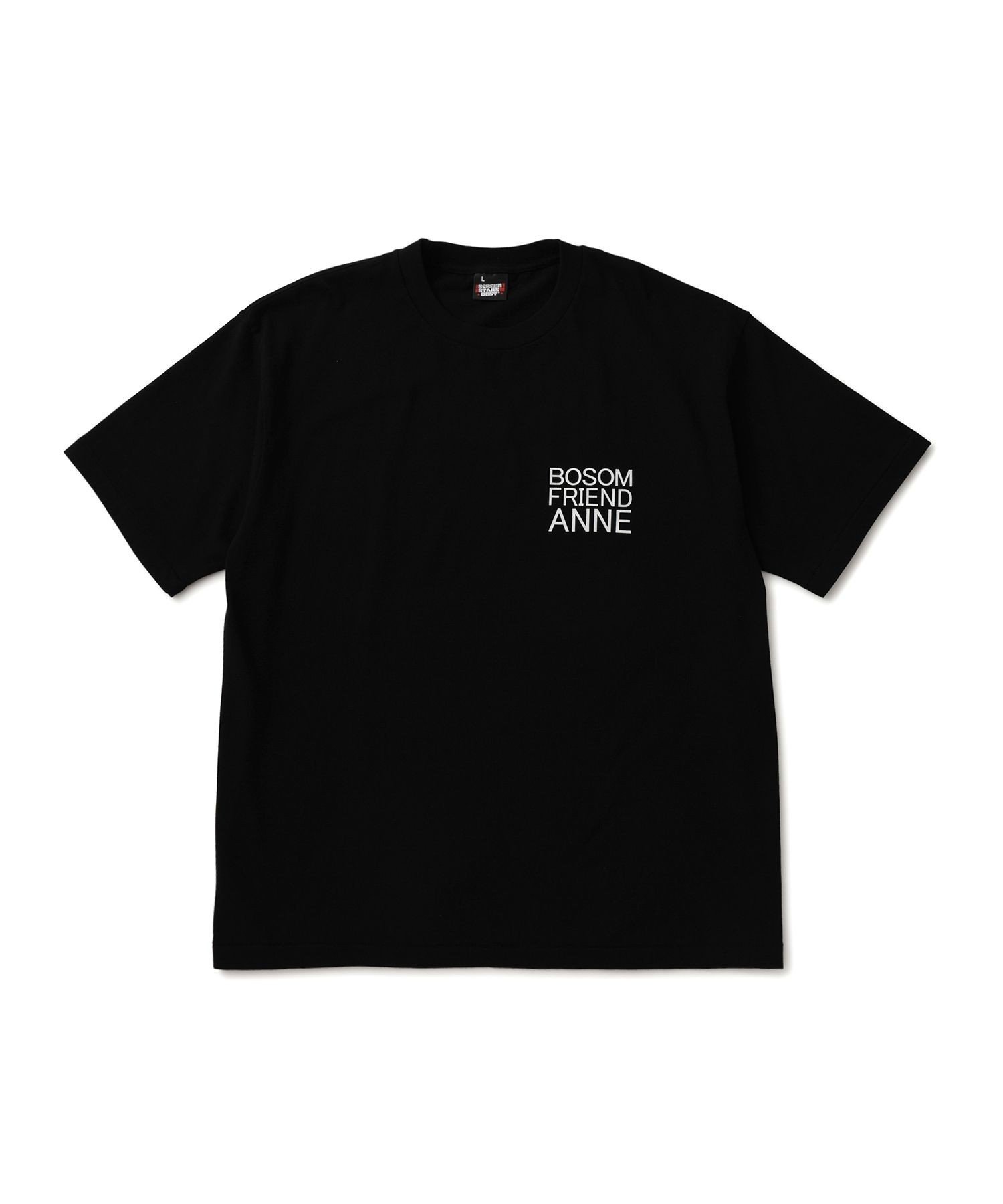 【SCREEN STARS / スクリーンスターズ】BoscmFriendタイポグラフィTシャツ ジュン スタンダード ピックス トップス カットソー・Tシャツ ブラック ホワイト