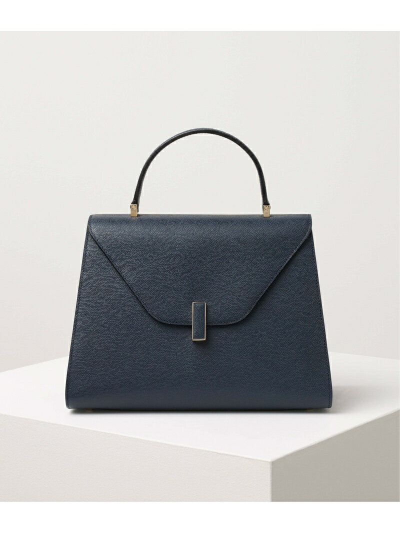 Valextra ラージ イジィデ ヴァレクストラ バッグ ハンドバッグ ネイビー【送料無料】のサムネイル