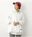 RODEO CROWNS WIDE BOWL ステッチレイヤードフーディL/S Tシャツ ロデオクラウンズワイドボウル シャツ/ブラウス 長袖シャツ ホワイト ブラック【送料無料】