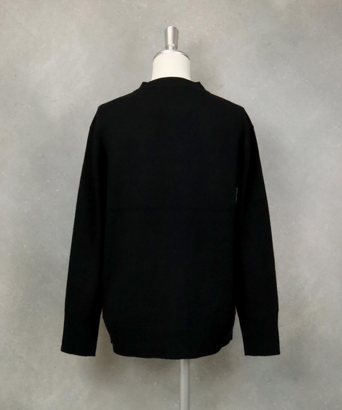 【SALE／40%OFF】STUDIO PICONE カシミヤ100%立体柄ニットプルオーバー スタジオピッコーネ トップス ニット ブラック ブラウン【送料無料】