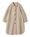 SHIPS WOMEN SHIPS Primary Navy Label:メルトン リバー ステンカラー コート シップス ジャケット・アウター ステンカラーコ...