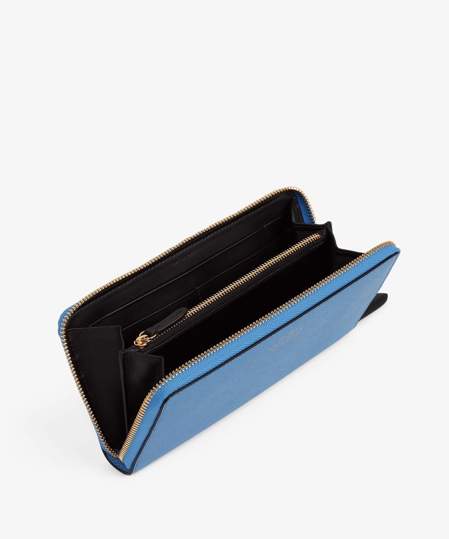 SMYTHSON Panama Large Zip Around Purse スマイソン 財布・ポーチ・ケース 財布 ブルー【送料無料】