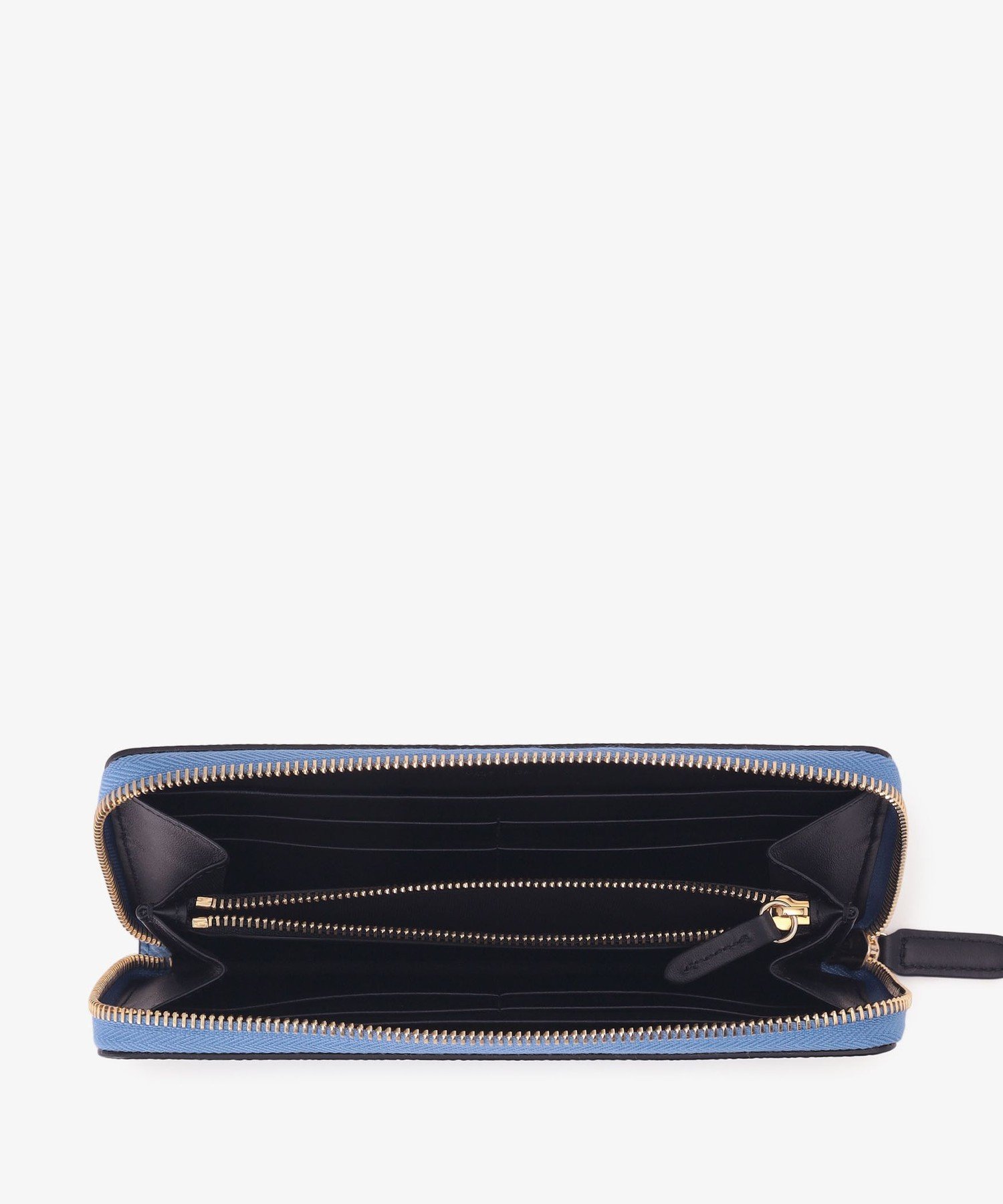 SMYTHSON Panama Large Zip Around Purse スマイソン 財布・ポーチ・ケース 財布 ブルー【送料無料】