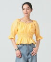 【SALE/30%OFF】Ray BEAMS ギャザー ホルターネック パフスリーブ ブラウス ビームス ウイメン トップス シャツ・ブラウス レッド ブラック イエロー【送料無料】
