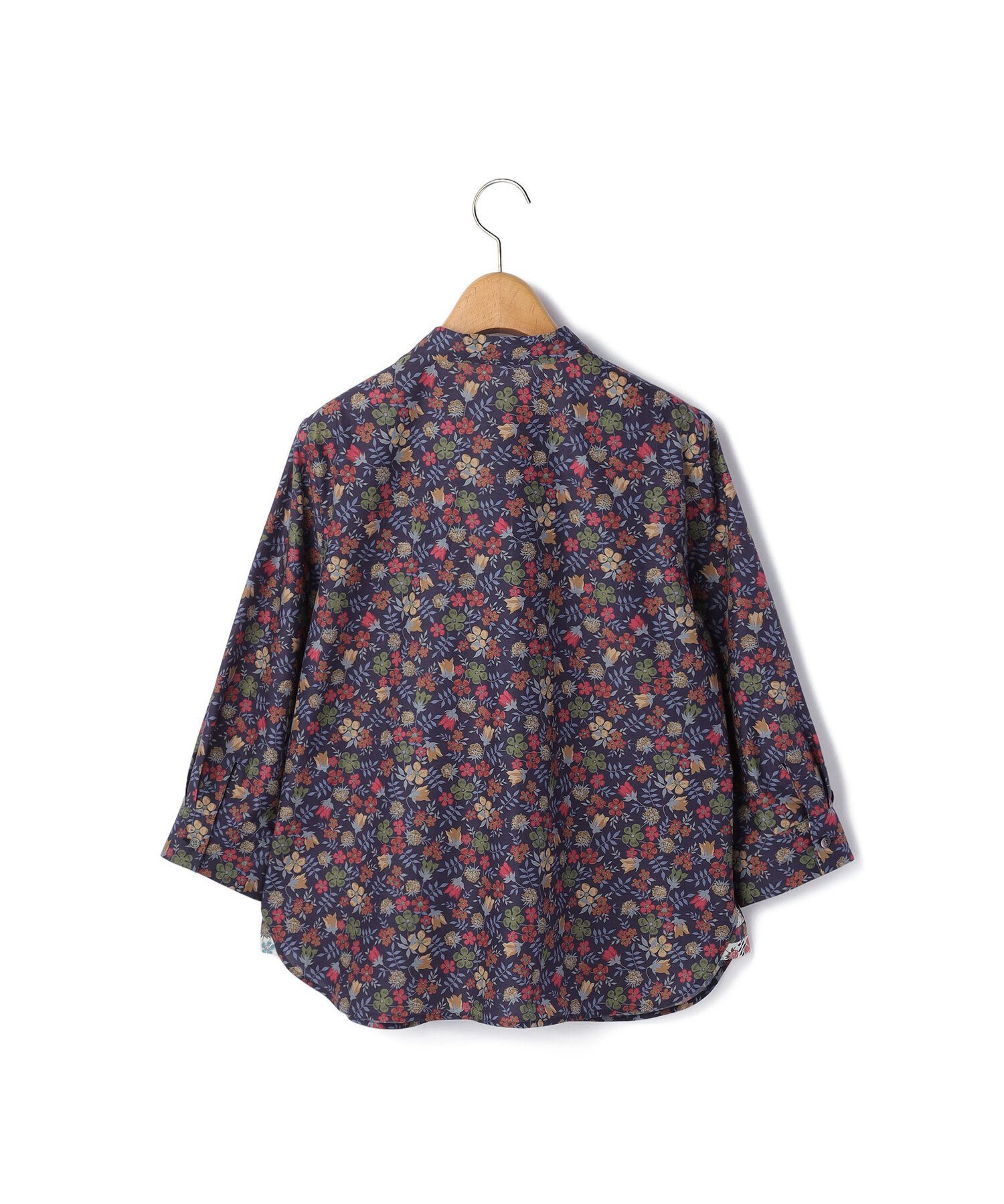 KEITH 【Lサイズ】Anniversary Edenham Liberty Print Shirt キース トップス シャツ・ブラウス ホワイト ネイビー【送料無料】