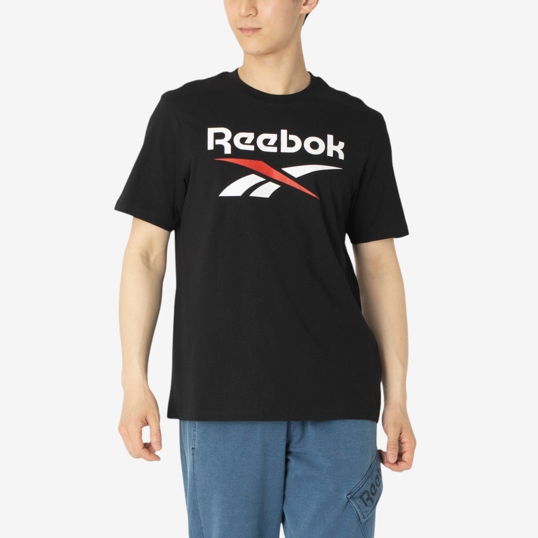 ブルーノ ビッグロゴ クルーネック Tシャツ / BRUNO BIG LOGO CREW NECK SS TEE リーボック トップス カットソー・Tシャツ ブラック グレー ホワイト ネイビー